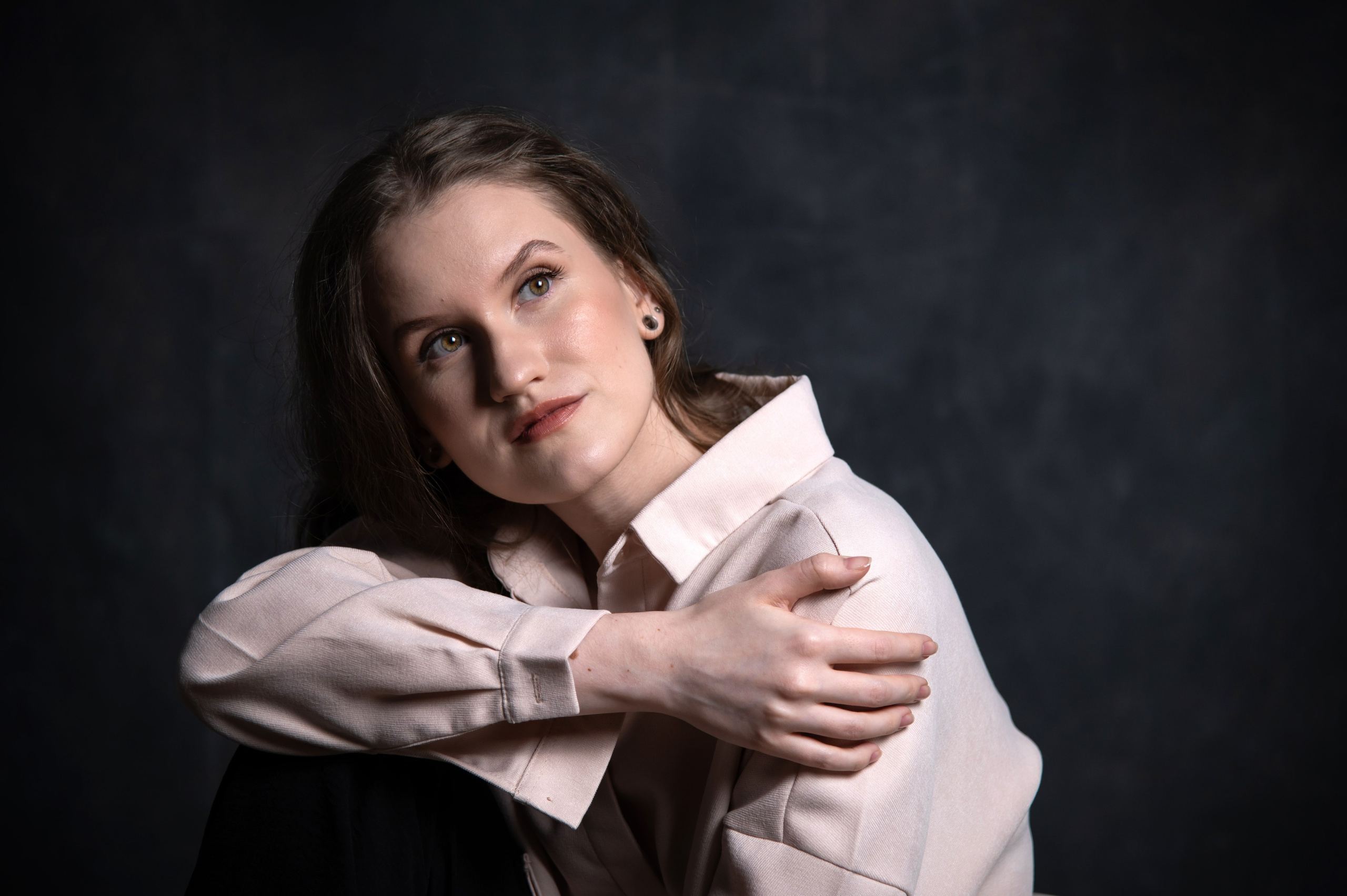 Катя. Графический дизайнер. Фотосессия в студии. Фотограф в Санкт-Петербурге Ковалева Елизавета