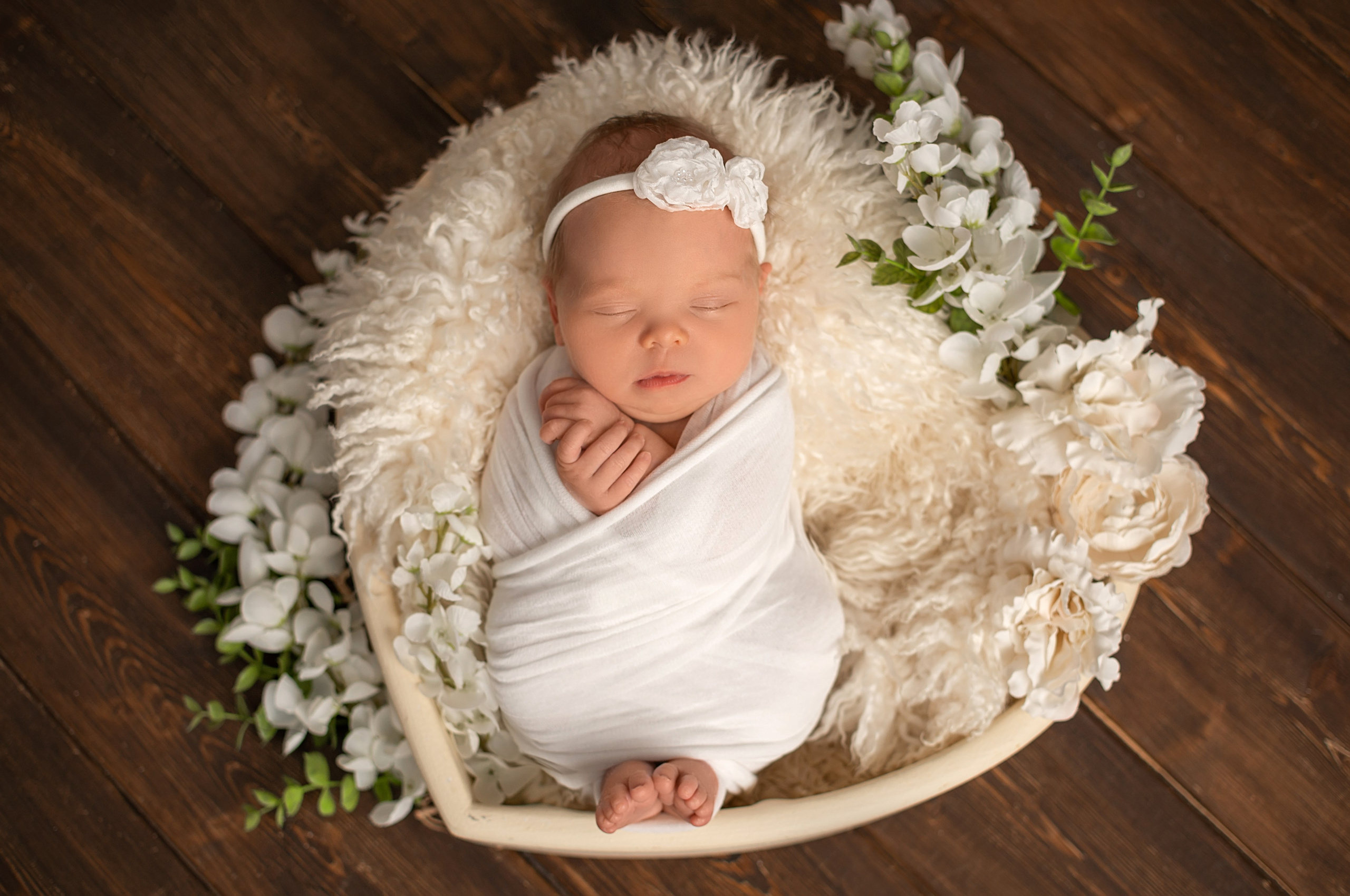 Фотосъёмка новорожденного в Краснодаре в студии. Фотограф новорожденных Краснодар Малышенко Надежда