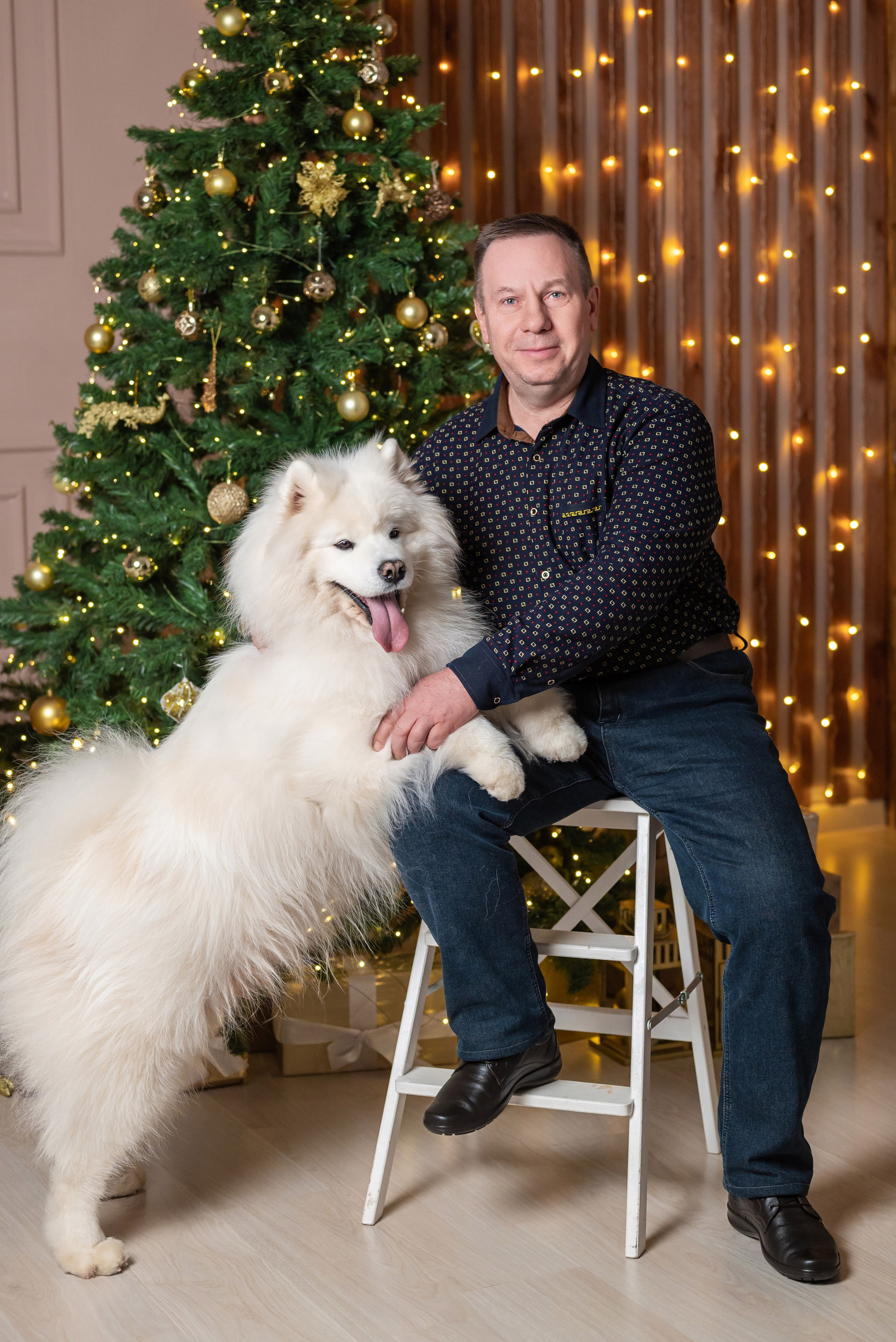 Фотопроект с самоедом 2023 г. Фотограф в городе Салават