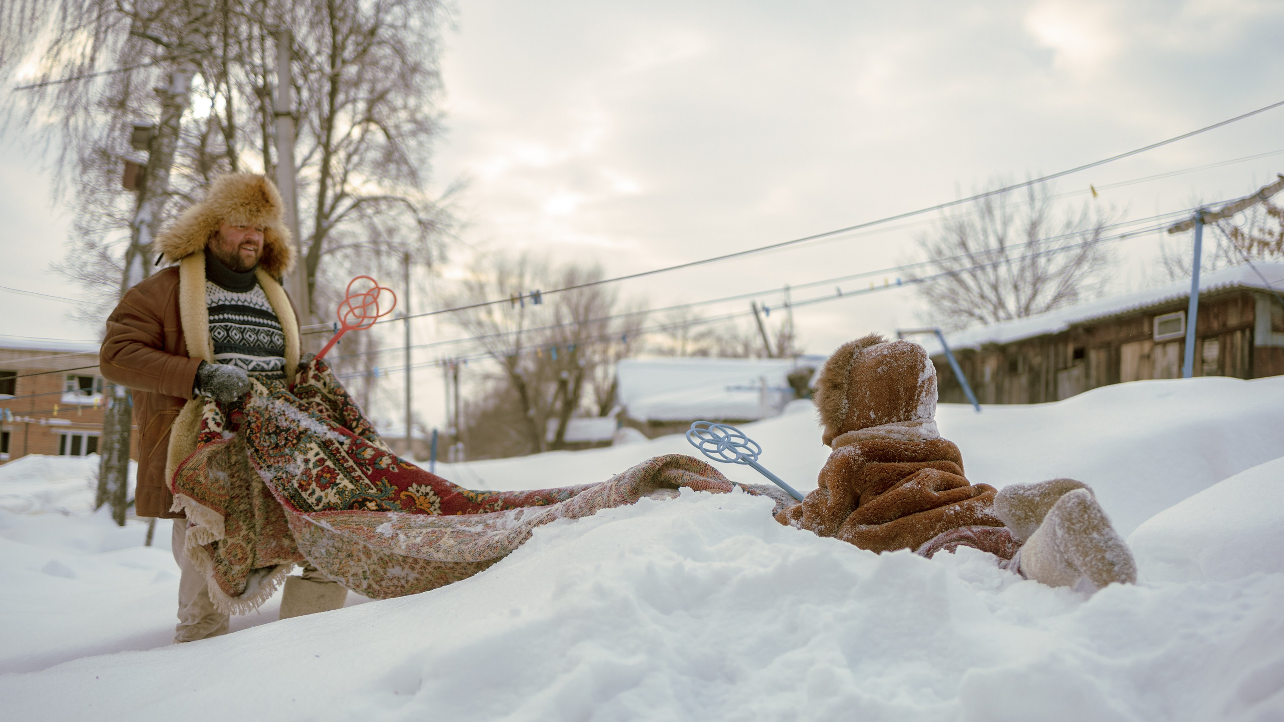 В снежном море на ковре‑корабле. Семейный и детский фотограф Рядчикова Екатерина Москва