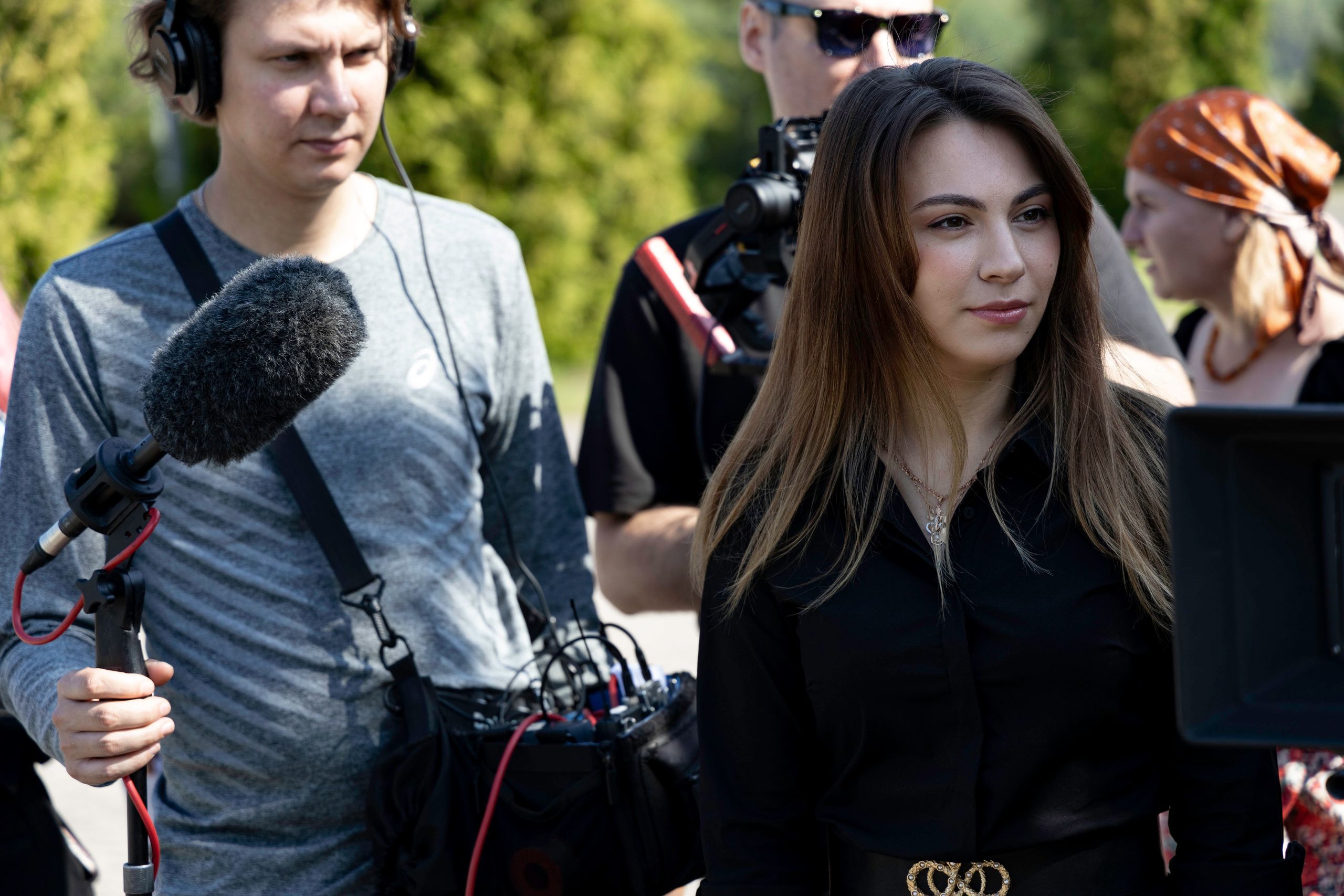 Бэкстэйдж докуметального фильма «Мой папа герой». Olya Posnimay