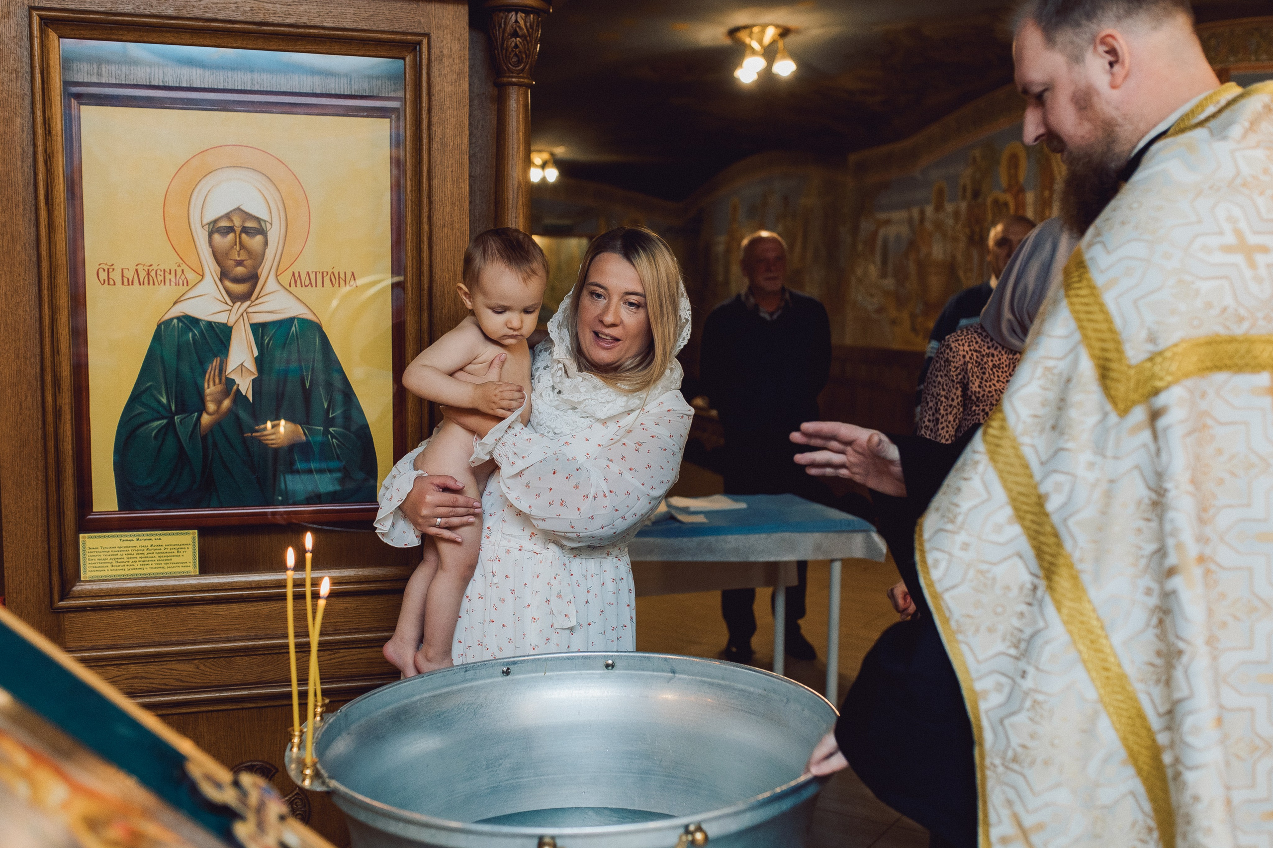 Крещение в Троицком соборе