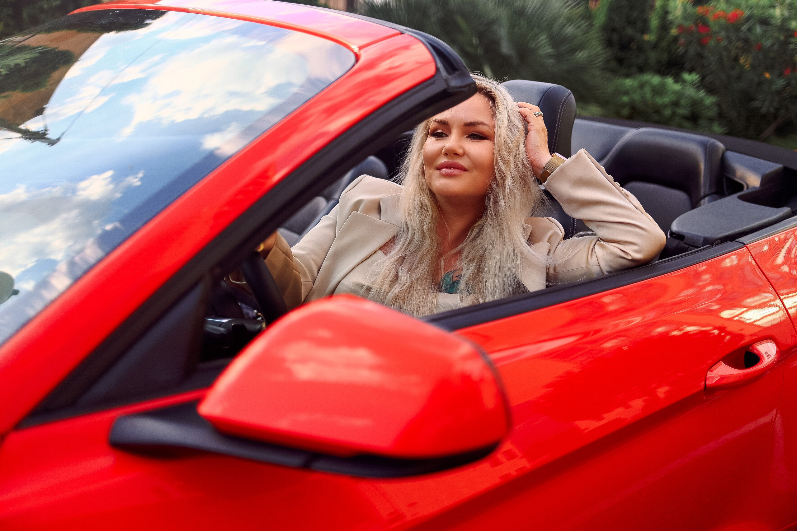 Женский портрет на природе в Сочи. Профессиональный фотограф в Сочи Виктория Джой. Обучение