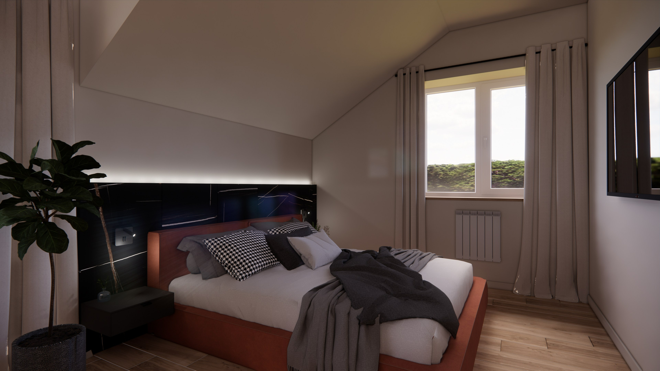 Дуплекс 120 м² в КП ВП-лайт (совместная работа с Любовью Поляковой designpolyakova.ru). Push-design.ru