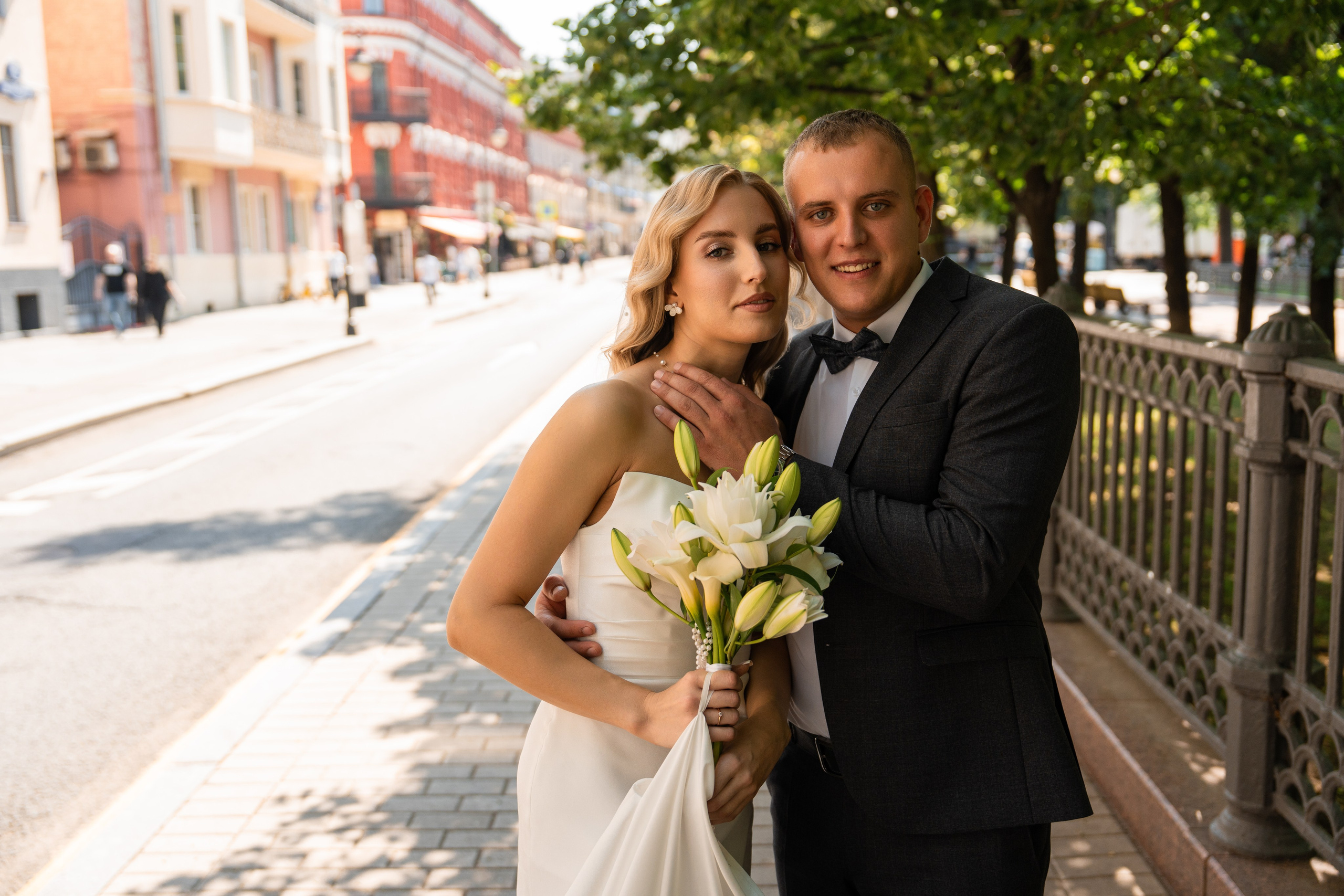 Свадебная фотосессия в Москве, регистрация в Кутузовском ЗАГСе Москва. Свадебный фотограф в Москве Анна Полушина