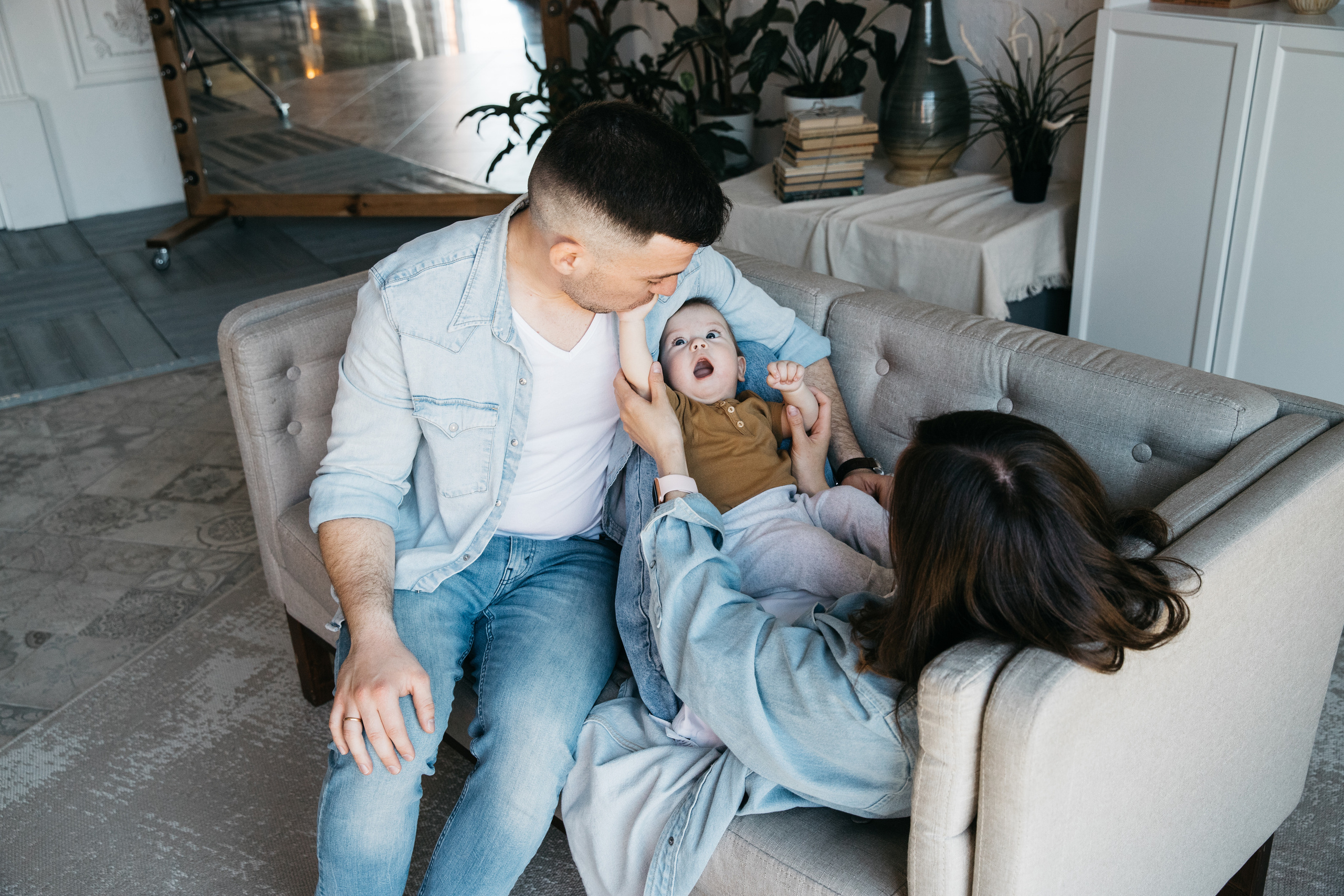 Слава, Аня и Даня. Женский и семейный фотограф в Туле Катя Вуколова