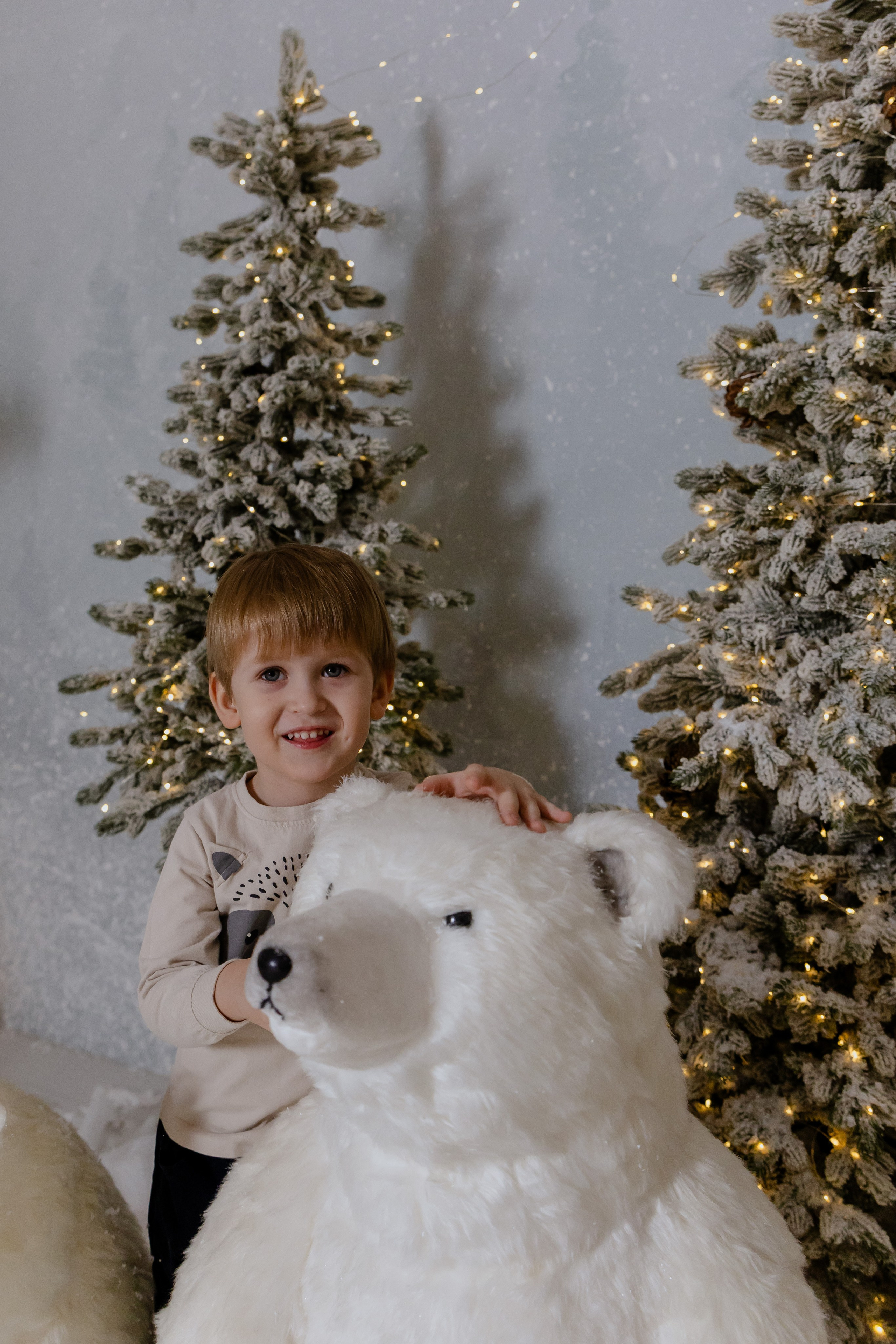 Новогодняя семейная съемка в студии. Фотограф в Новосибирске Екатерина Васильева