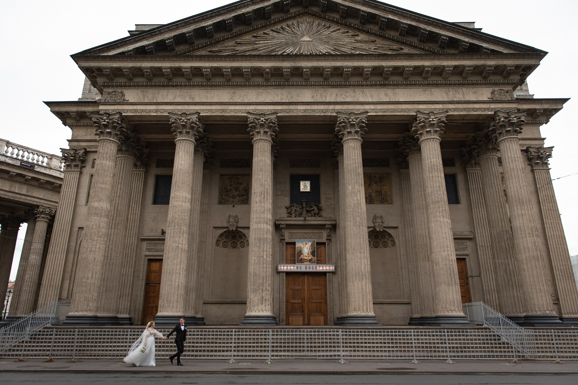свадебная фотосессия у Казанского собора