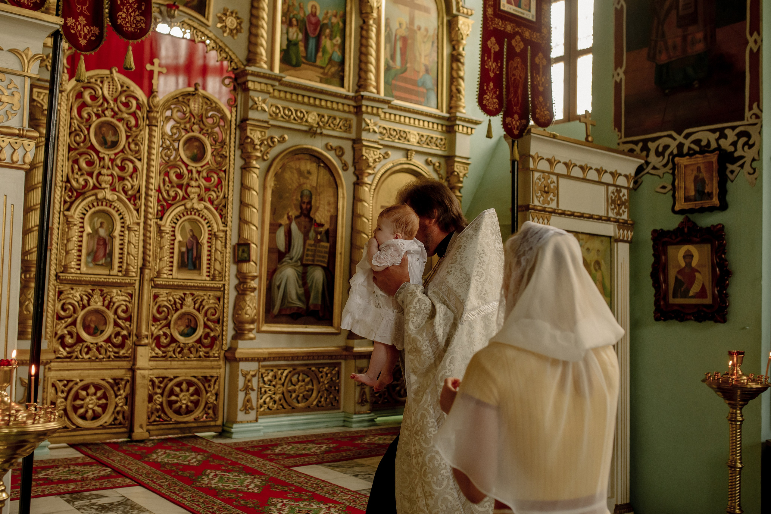 Крещение Юлечки. Фотограф Мария Стрелкова