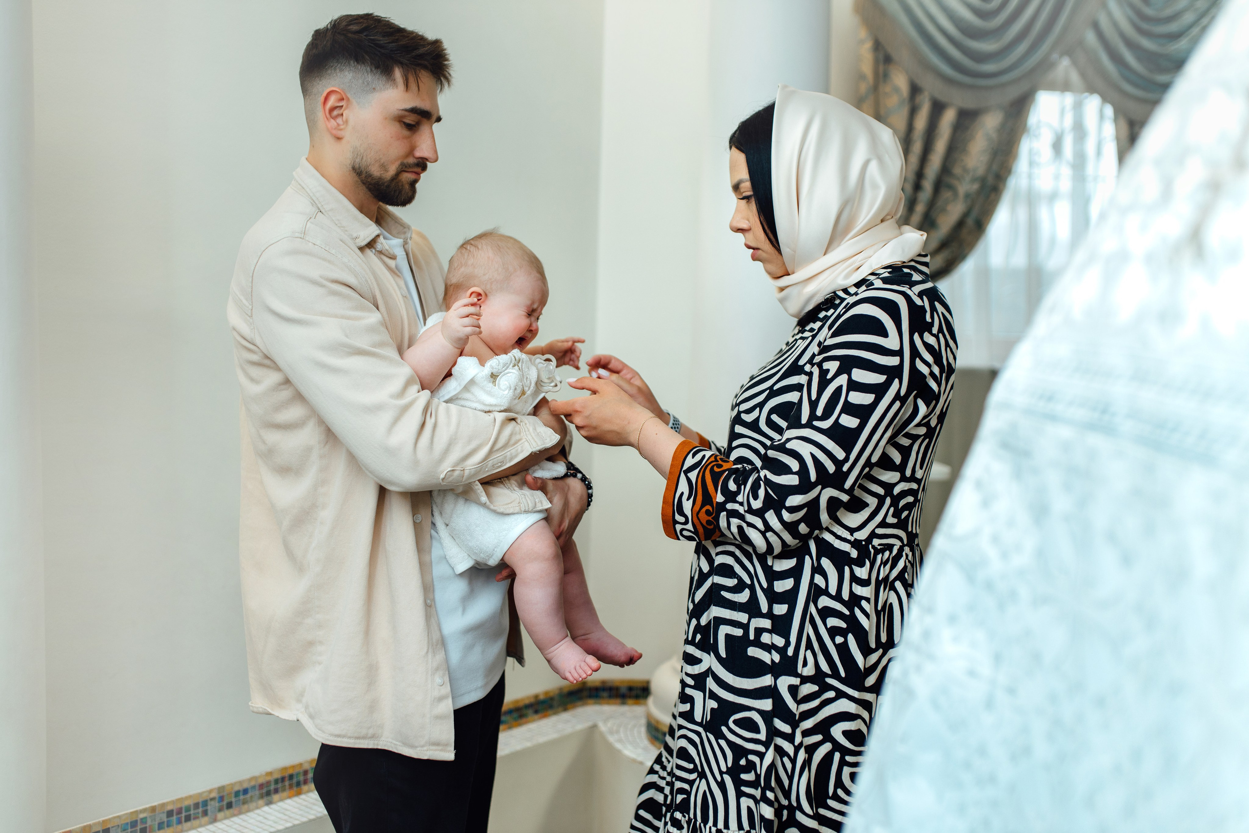 Таинство крещения Софии, апрель 2024