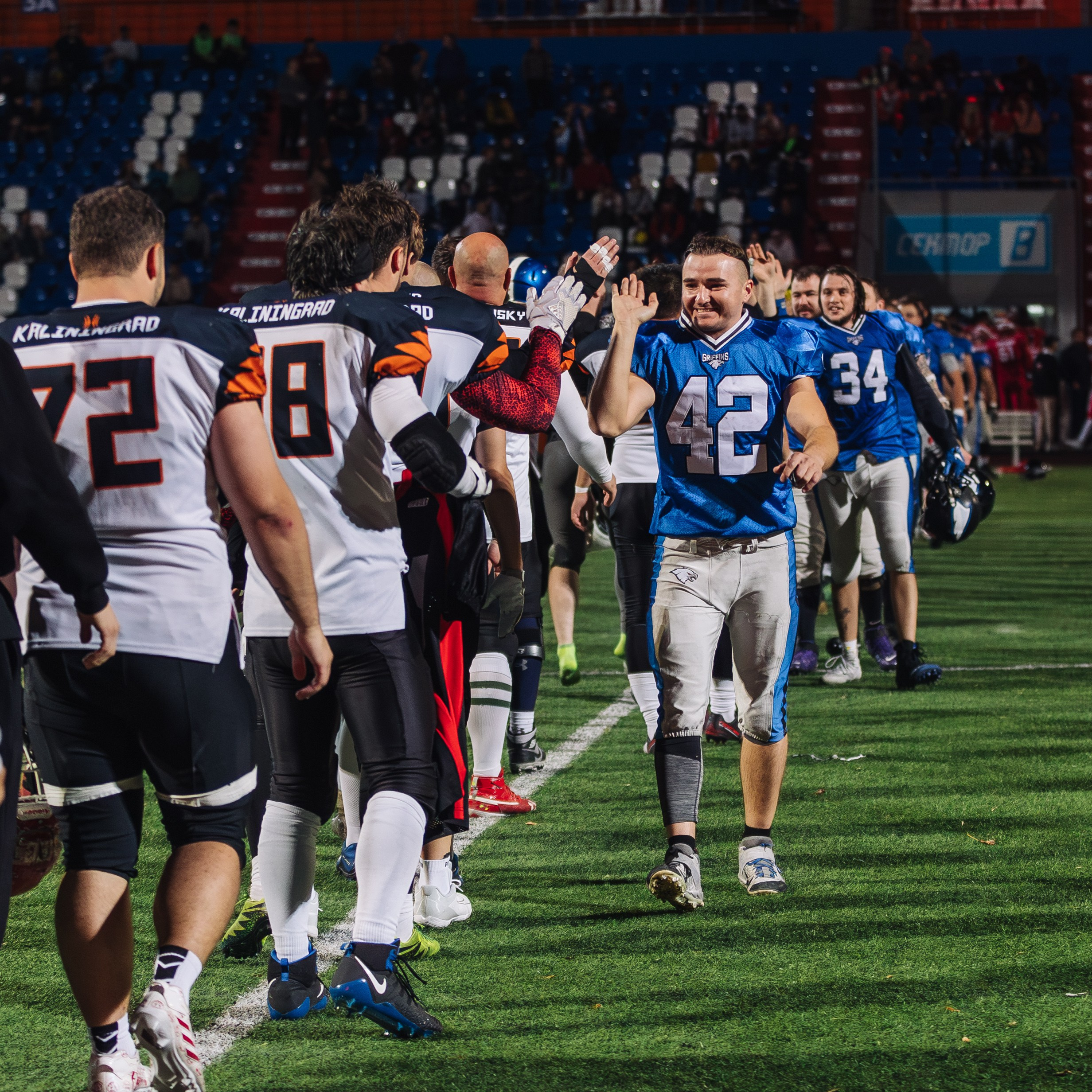 Американский футбол. Спортивный фотограф и видеограф в Москве Сергей Иванов