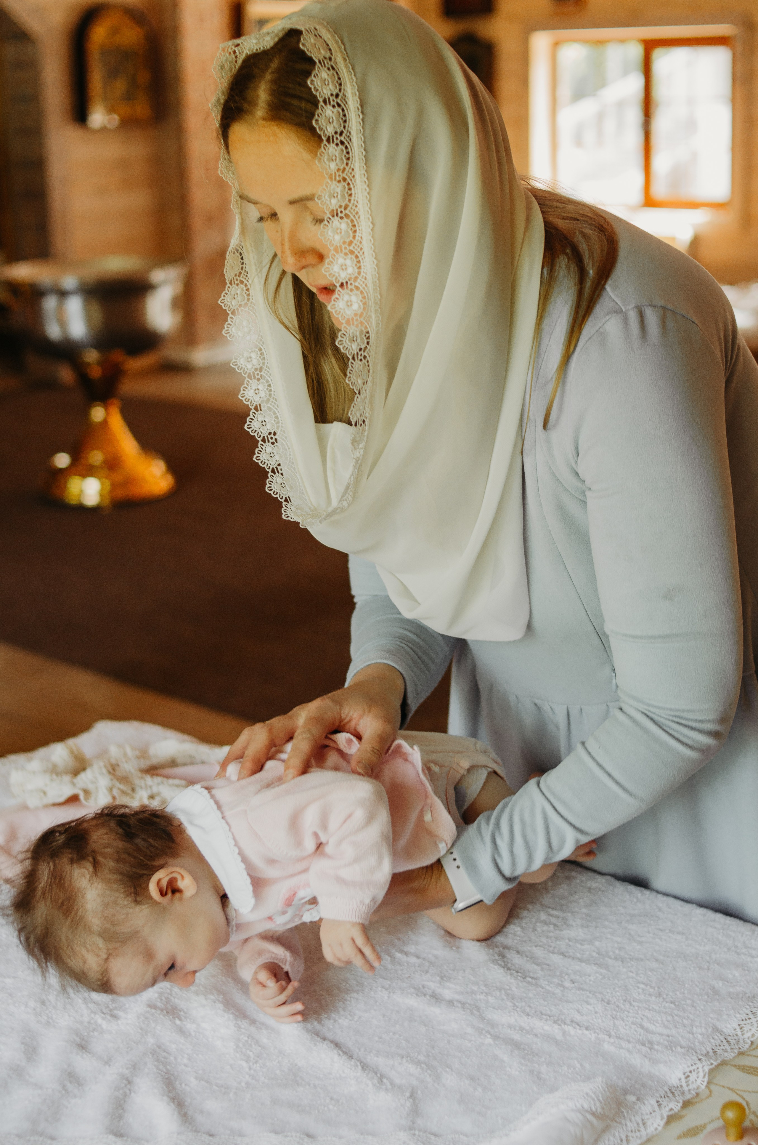 Таинство крещения Лея. Семейный фотограф Москва, Люберцы, Петрозаводск