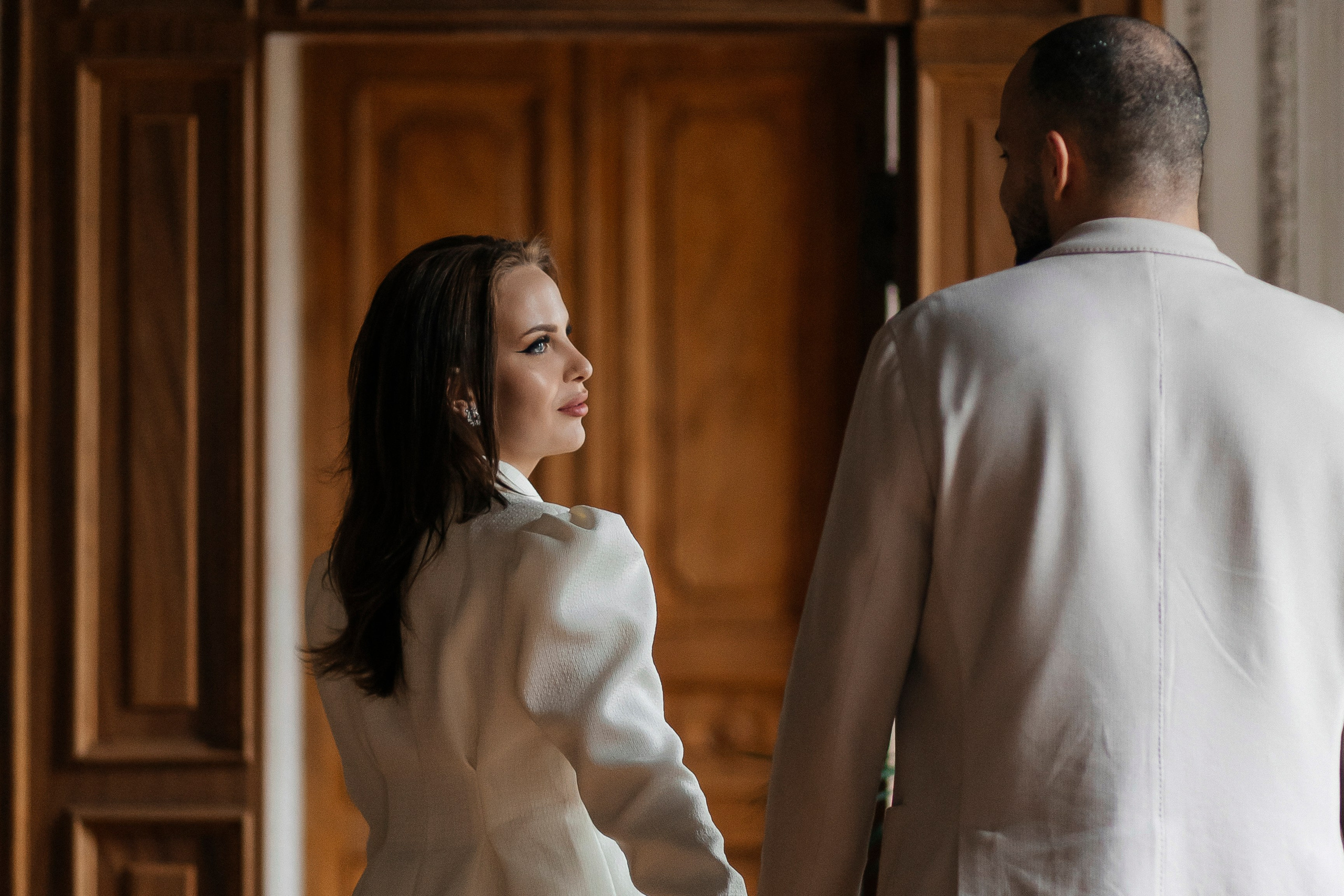 Анастасия и Мостафа (библиотека + прогулка). Фотограф в Москве Екатерина Потапова