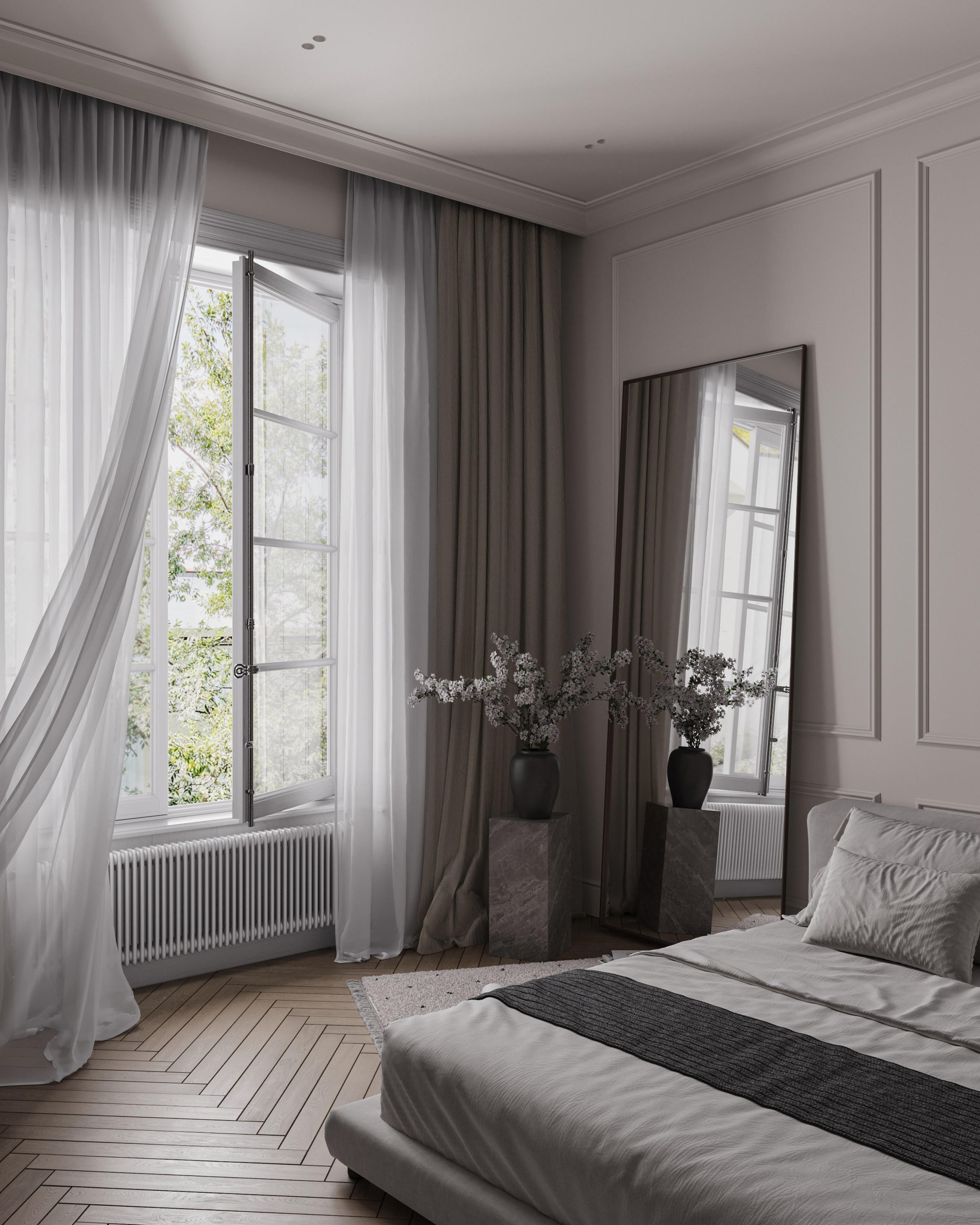 Спальня. 3D визуализатор интерьеров