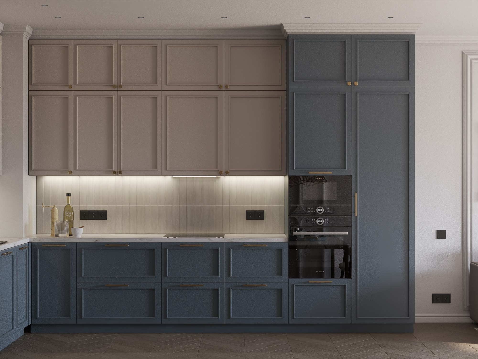 ЖК ELEVEN 82 м² на Лесопарковой. БК студия дизайна интерьера