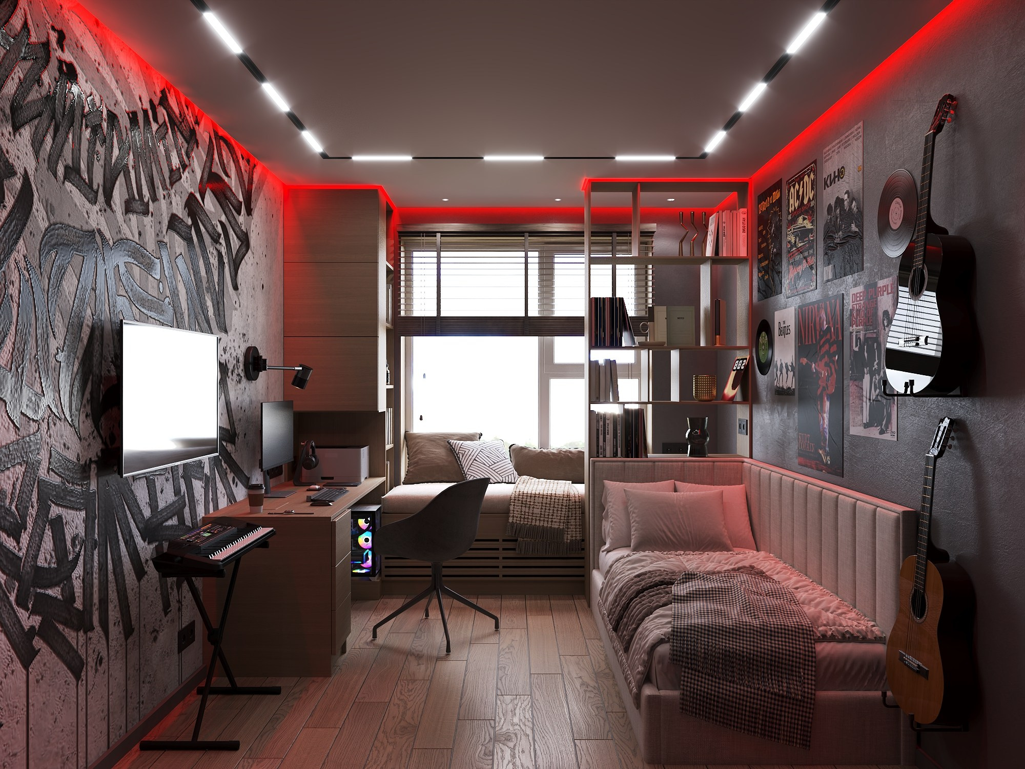 ЖК Западный луч, квартира 83,7 м². БК студия дизайна интерьера