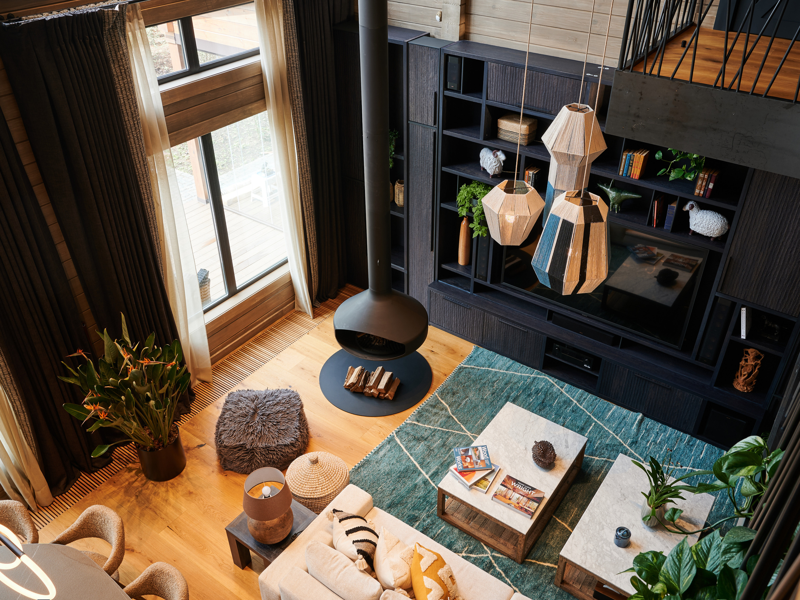 Деревянный дом в МО. Интерьерный фотограф Константин Пырьев