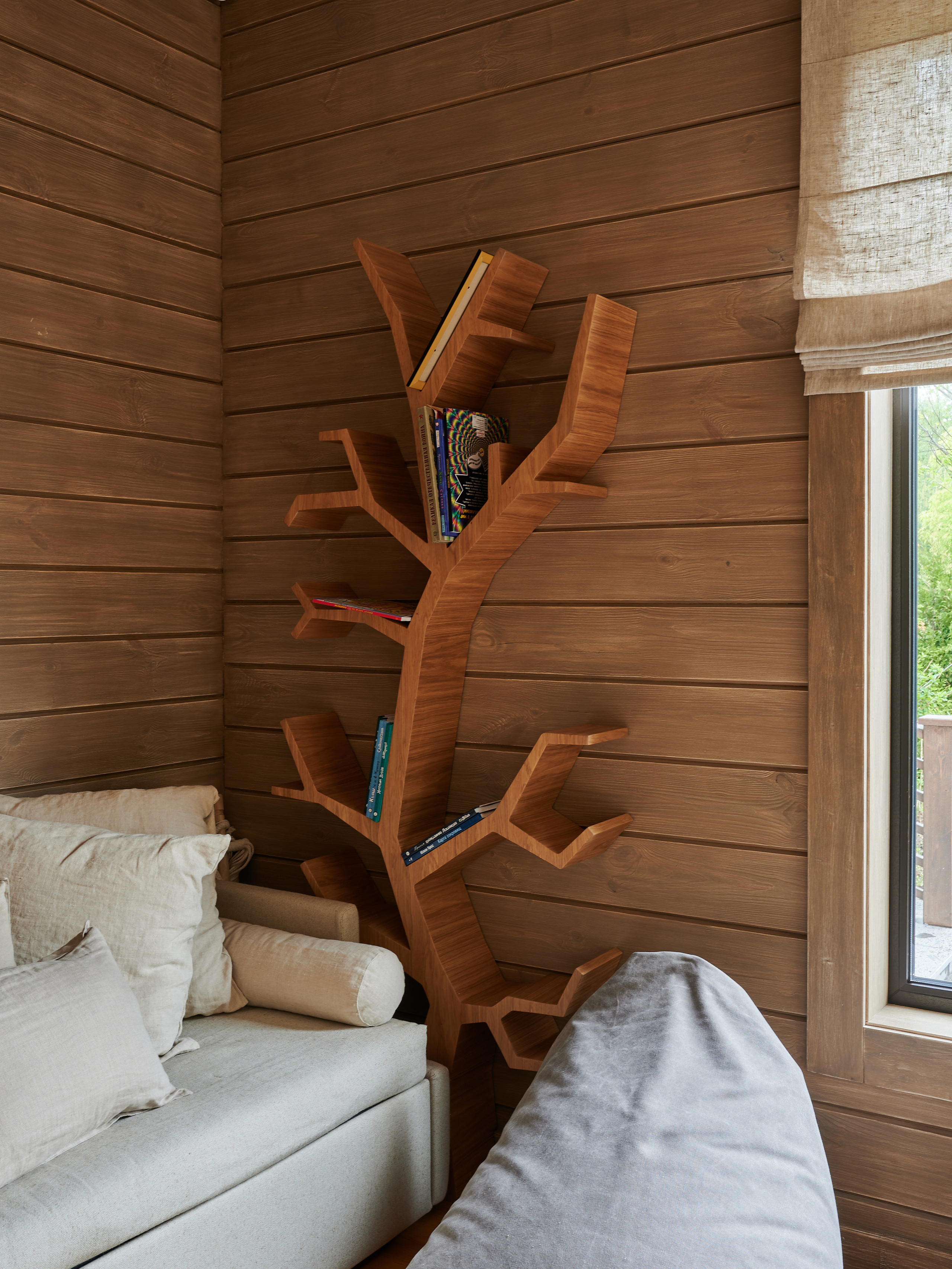 Деревянный дом в МО. Интерьерный фотограф Константин Пырьев