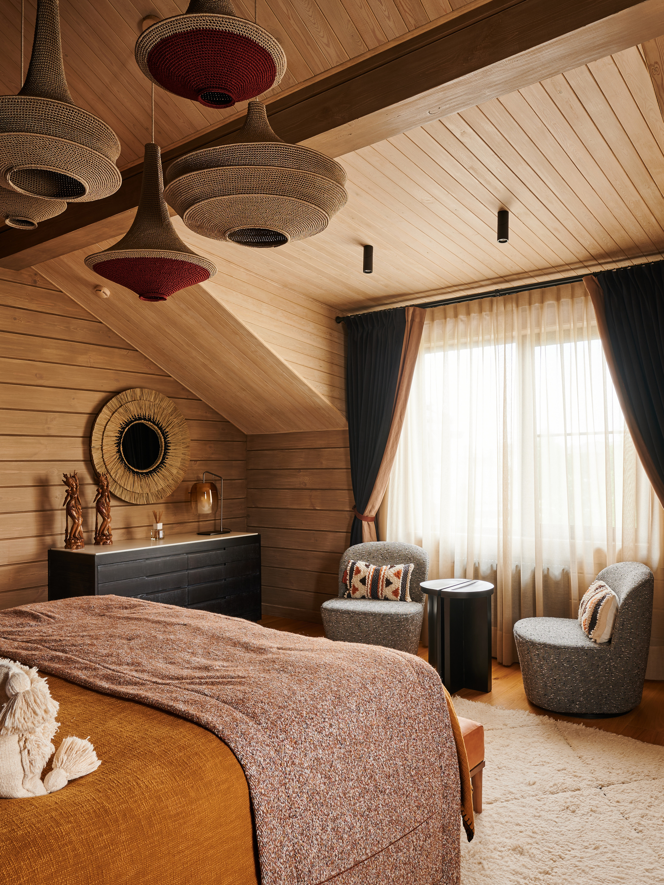 Деревянный дом в МО. Интерьерный фотограф Константин Пырьев