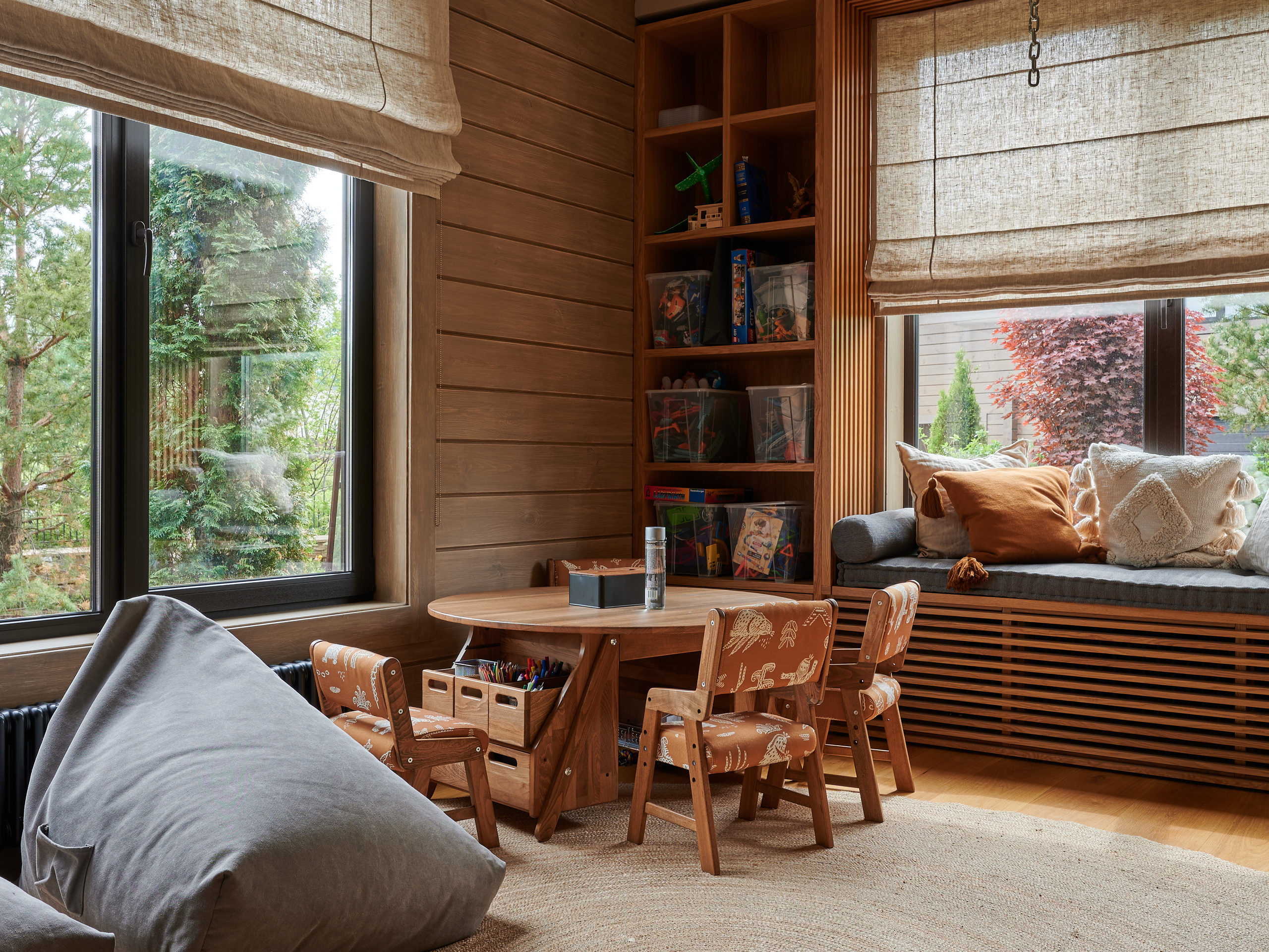 Деревянный дом в МО. Интерьерный фотограф Константин Пырьев