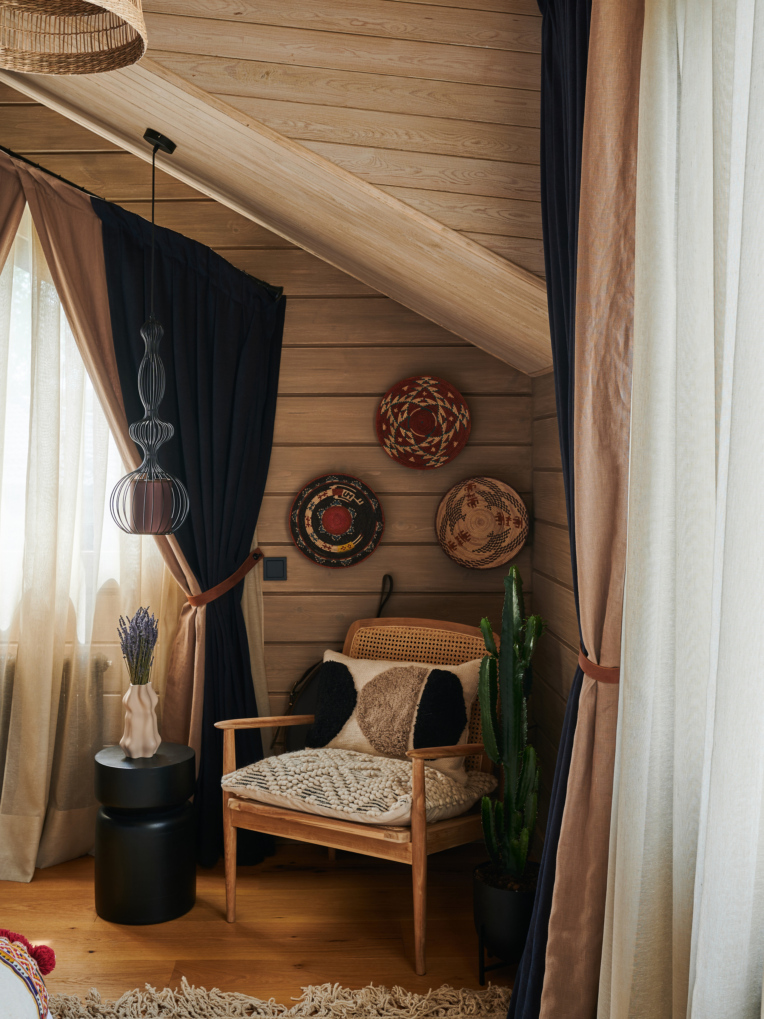 Деревянный дом в МО. Интерьерный фотограф Константин Пырьев