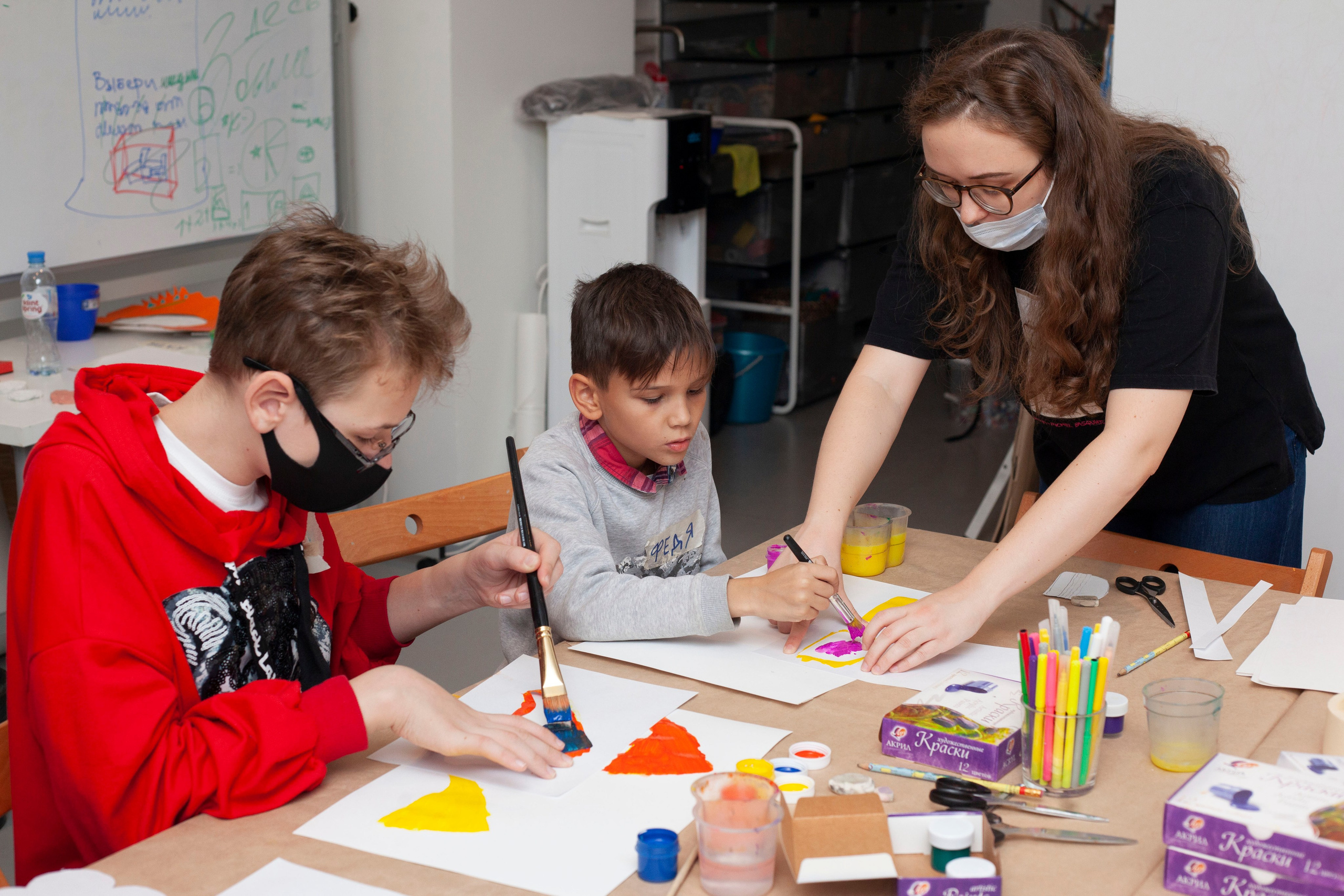 Детский мастер-класс в ММОМА. Stanislav Baryshev — People. Emotions. Atmosphere