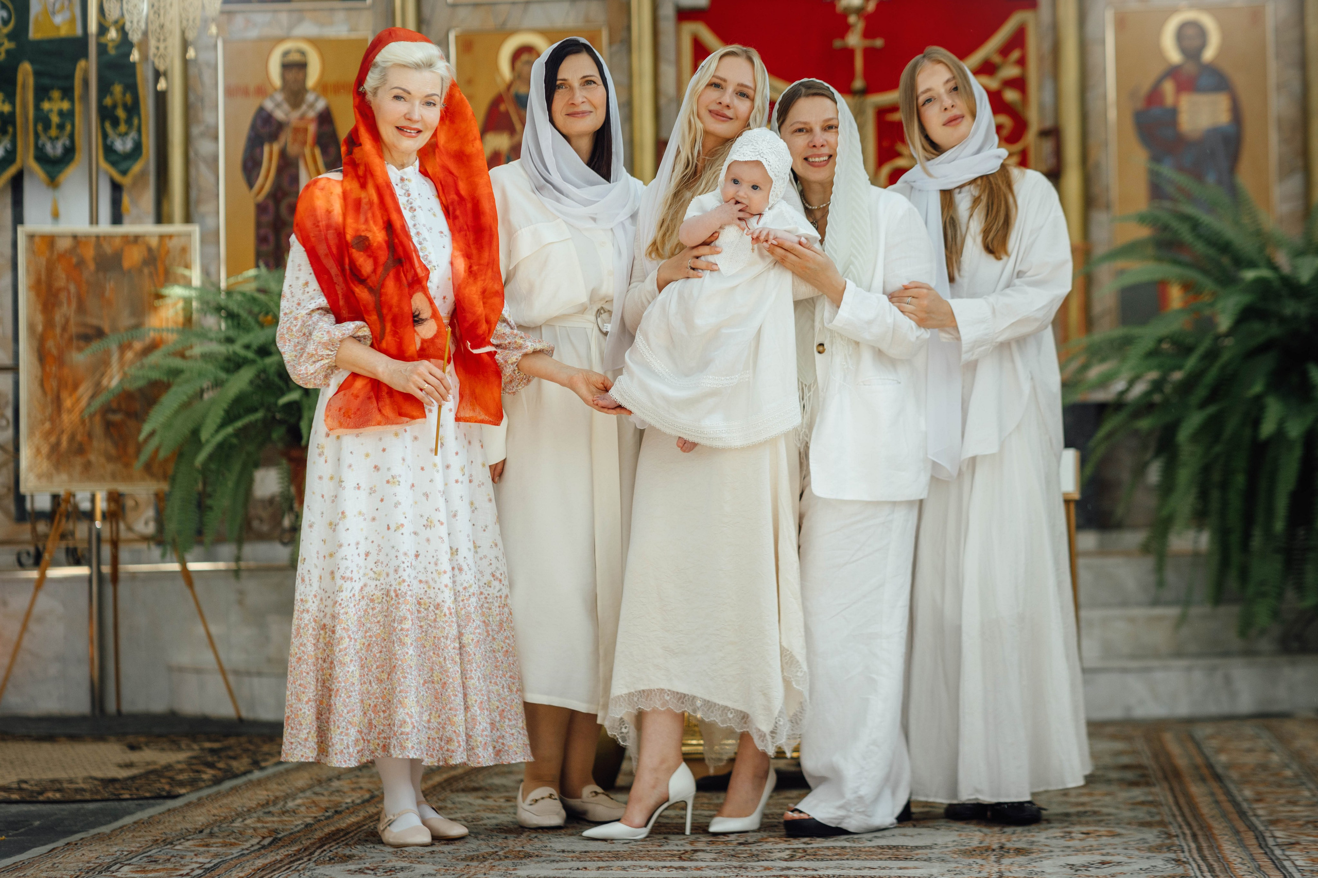 Крещение Мишель, гп. Ивенец, храм Ефросинии Полоцкой, август 2025