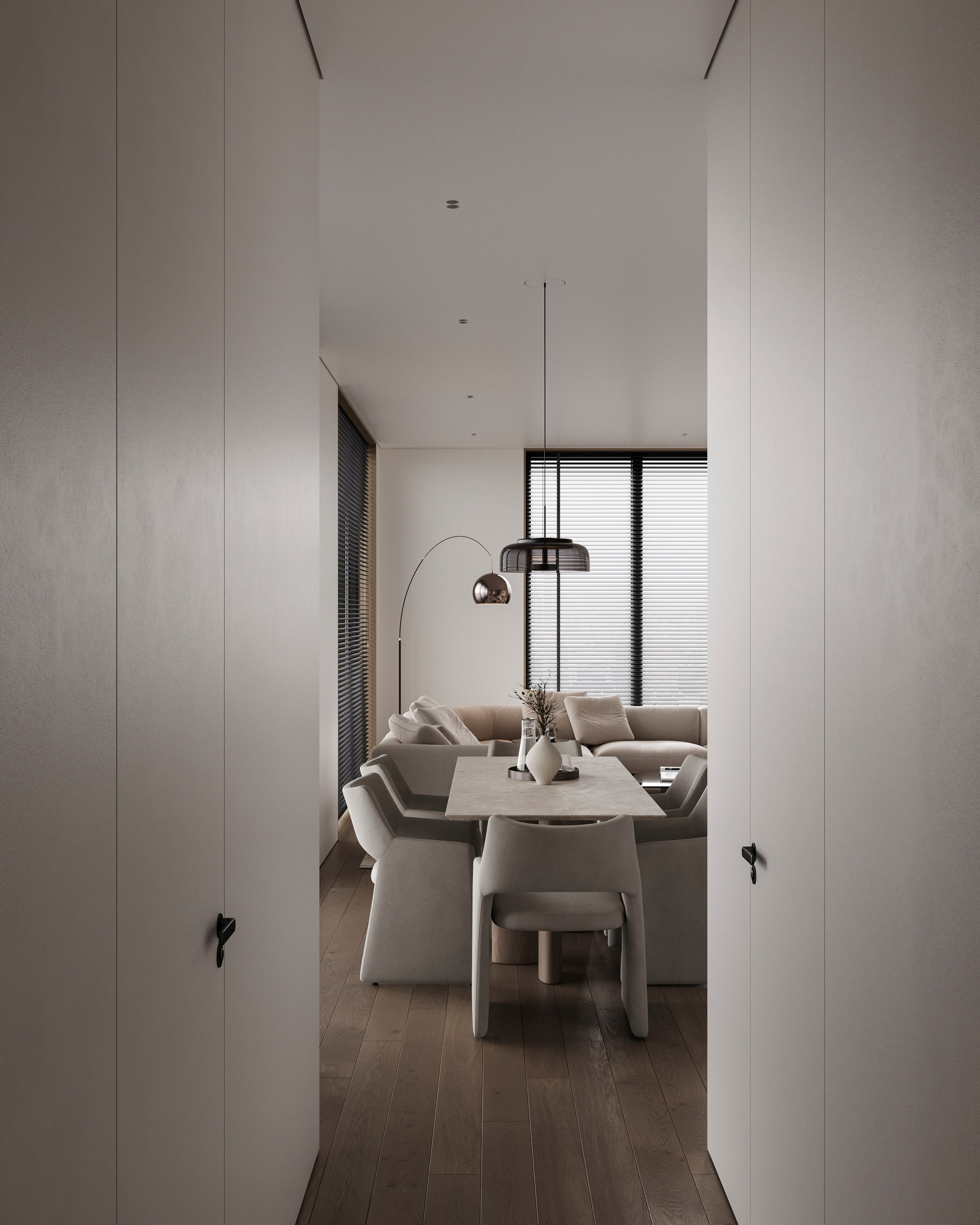 MONOCHROME | CONCEPTUAL PROJECT. Interior Visualization by Valerie Stetyukevich