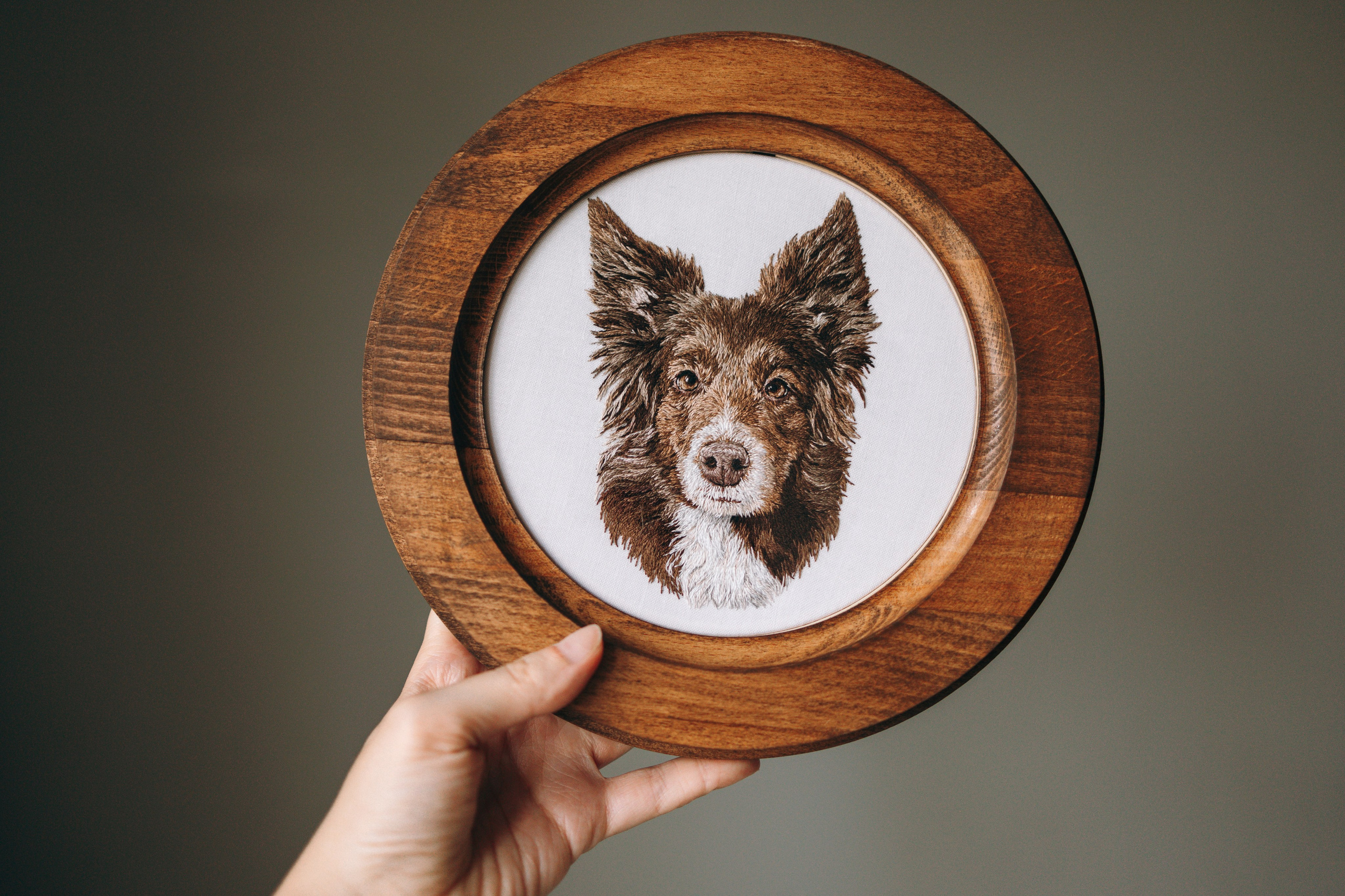 Портфолио. Портретная вышивка питомцев