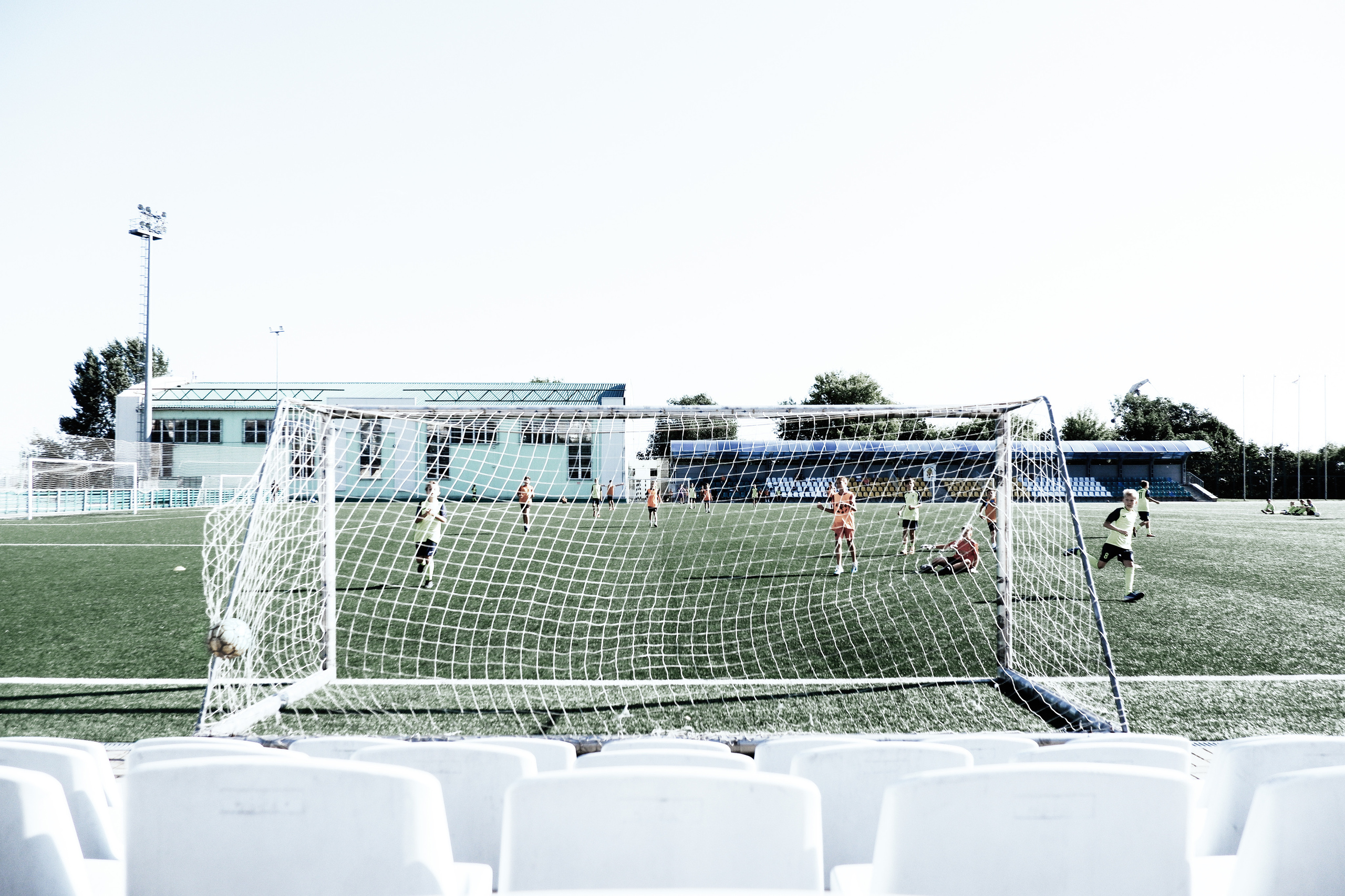 Тренировка юных футболистов. Фотограф (photographer) Lischinski Vitaliy