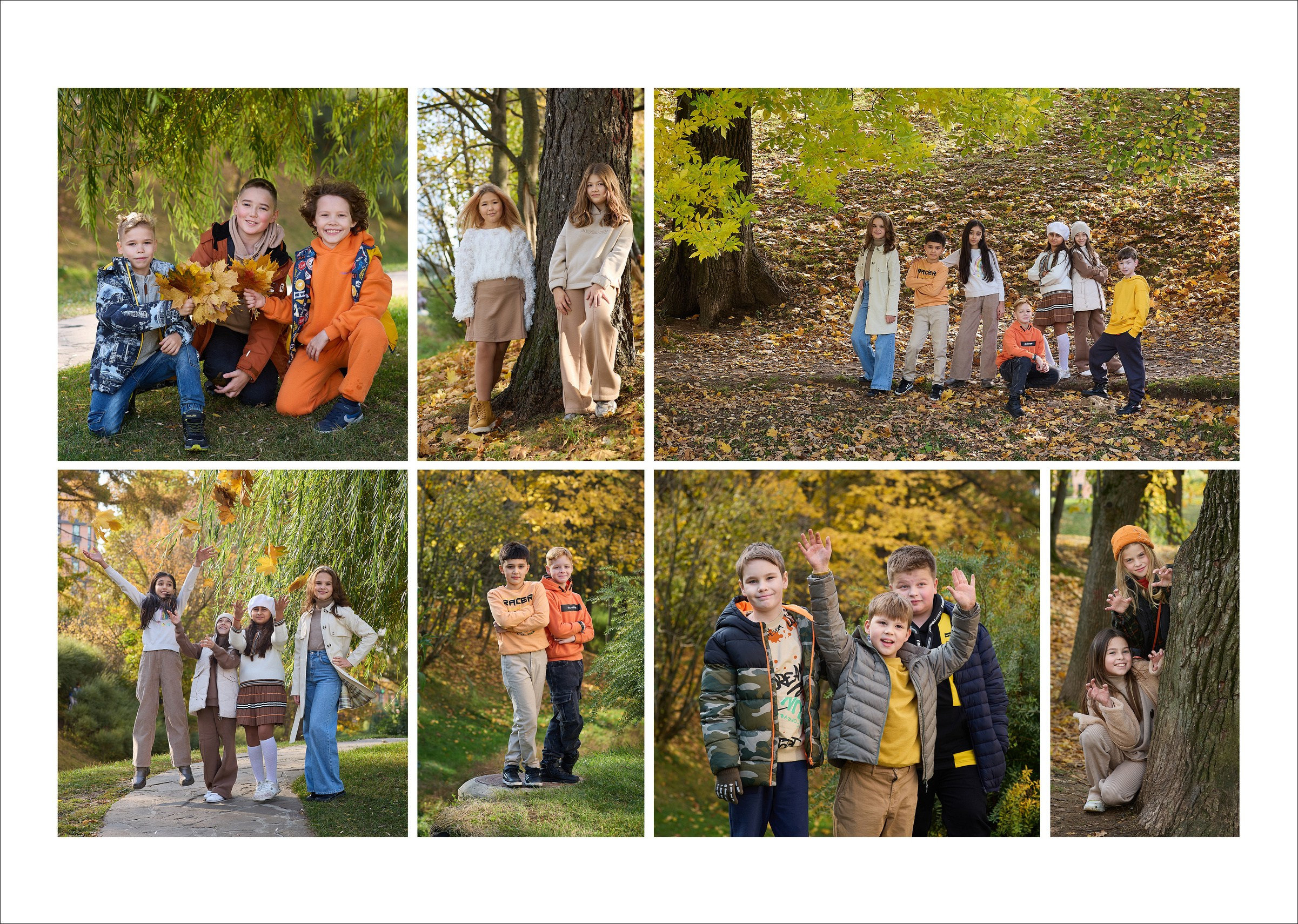 Большой выпускной альбом для дружного класса. Школьный фотограф Сергей Беликов