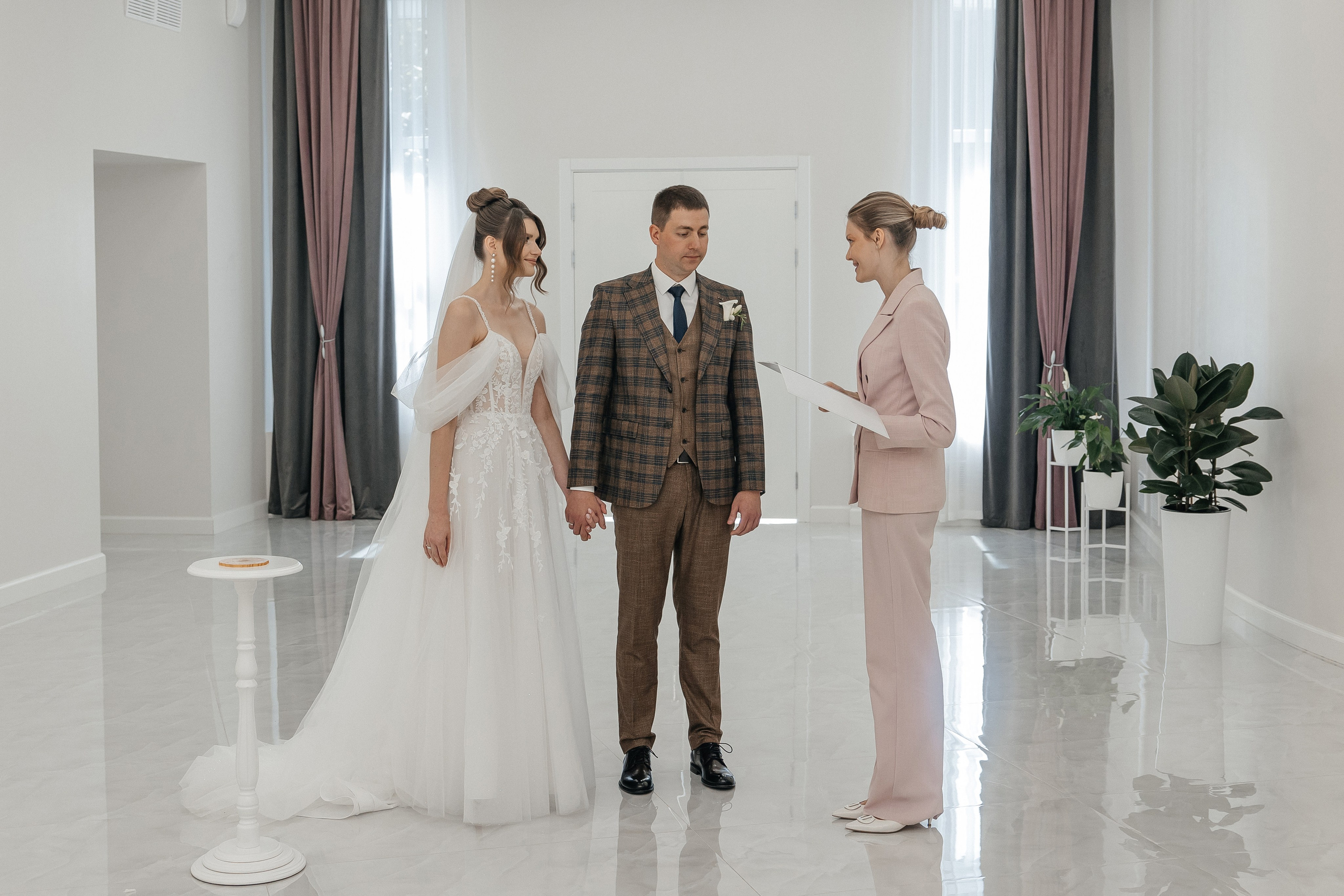 Регистрация брака  в Таганском Дворце Бракосочетания