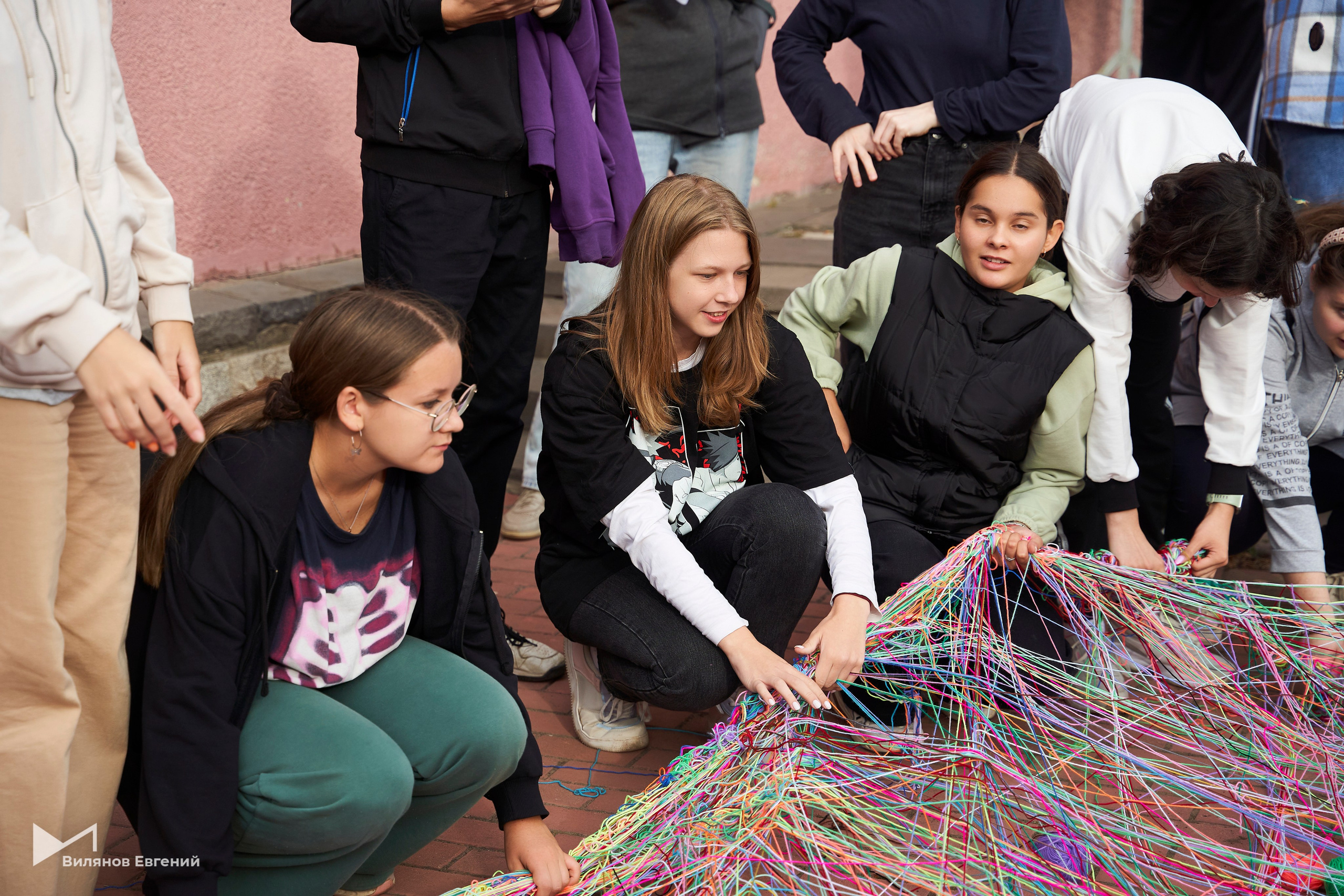 Мероприятие «Веревка» для первокурсников ННГАСУ. Репортажный фотограф Вилянов Евгений. Нижний Новгород
