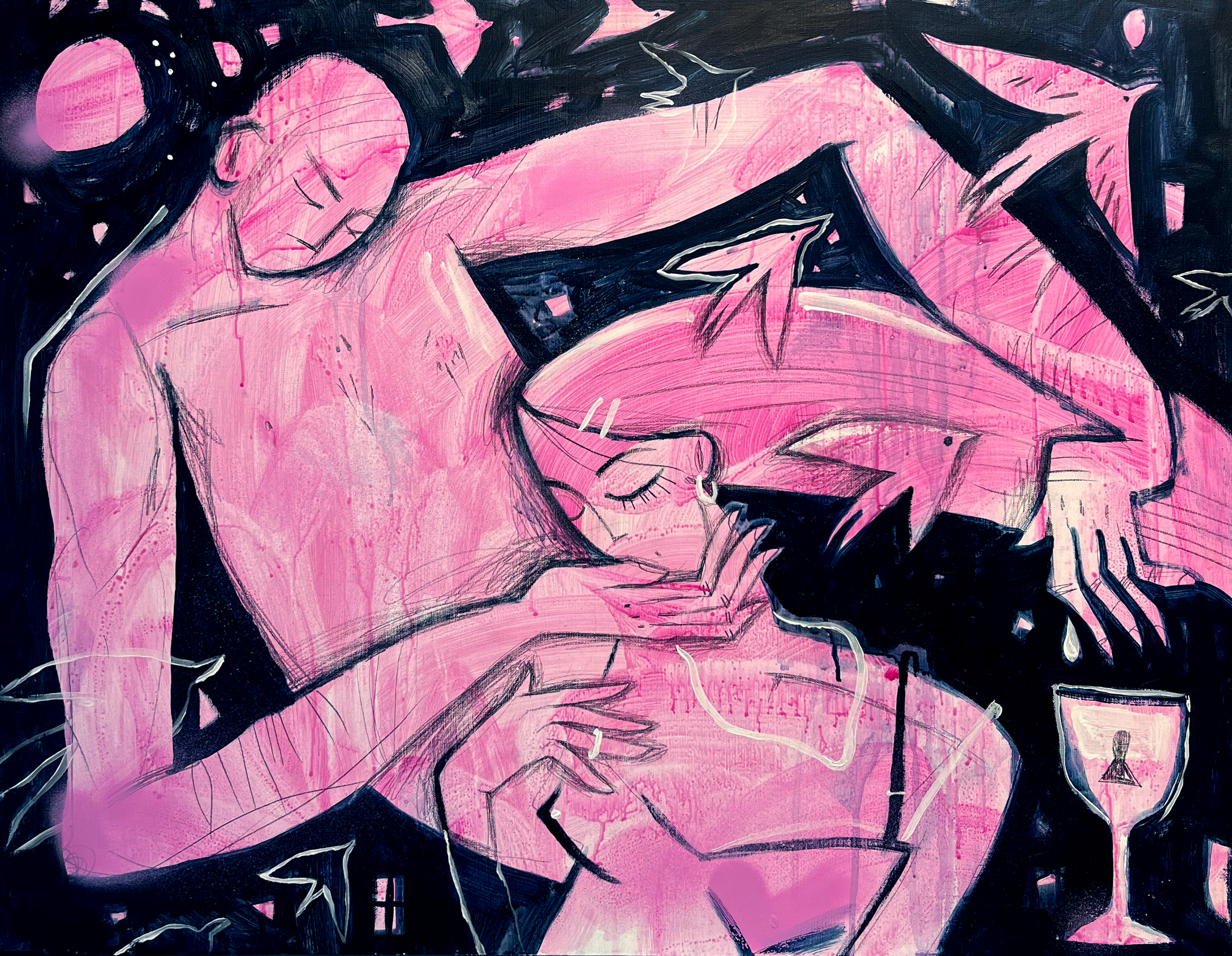 Двое. Художник, иллюстратор Таня Боброва