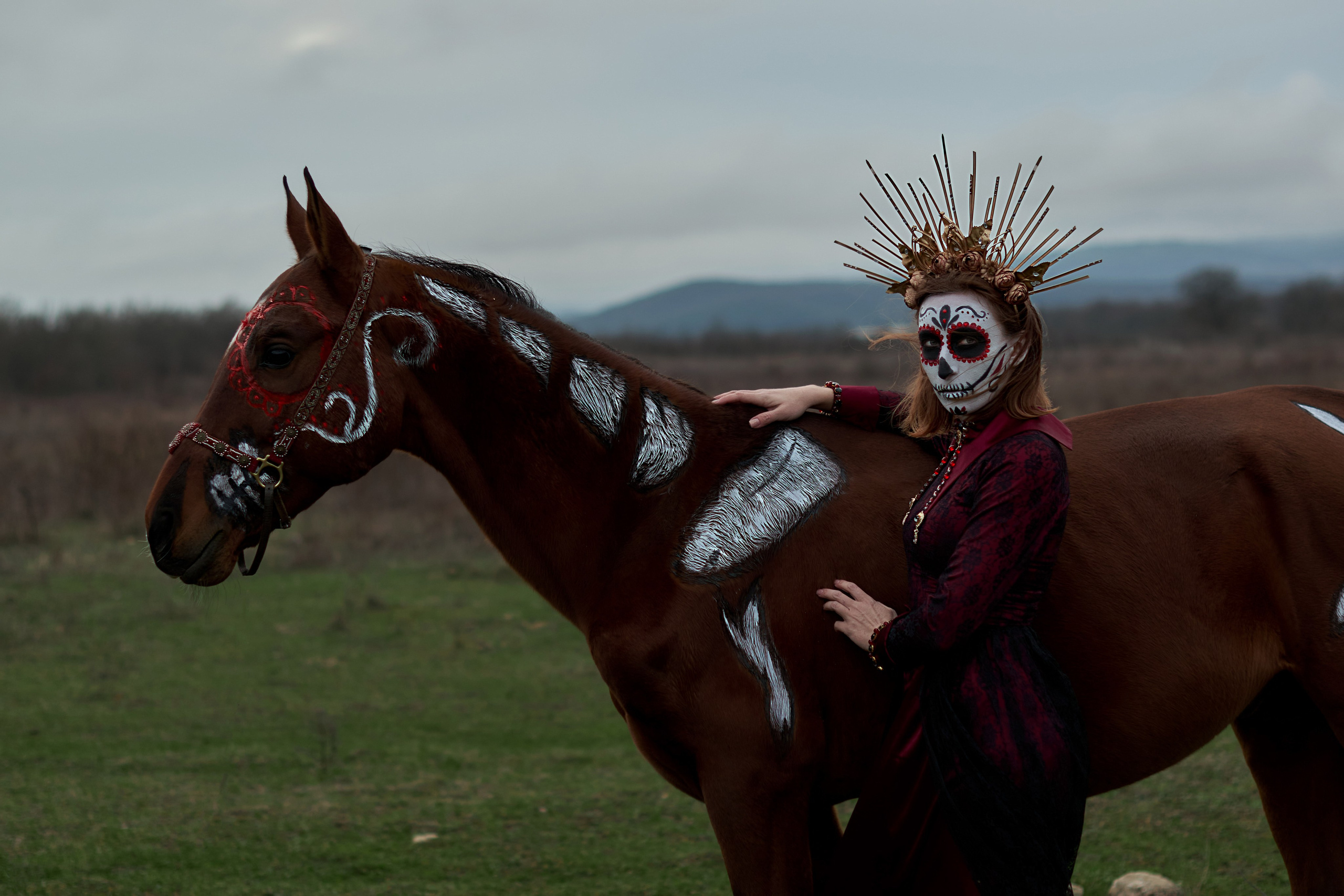 Фотосессия в стиле праздника El Día de Muertos. Фотограф в Севастополе