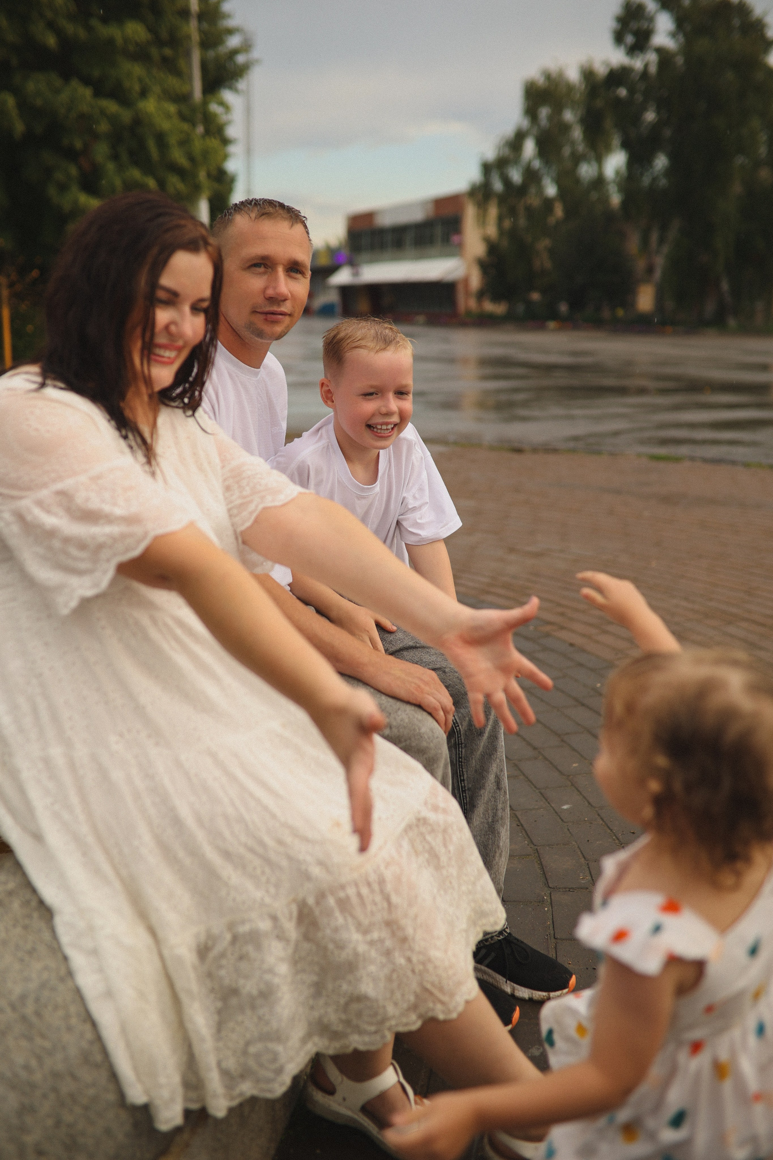 Семья Тани, Валеры, Саши и Маруси. Фотограф Самара Лена Мандарин