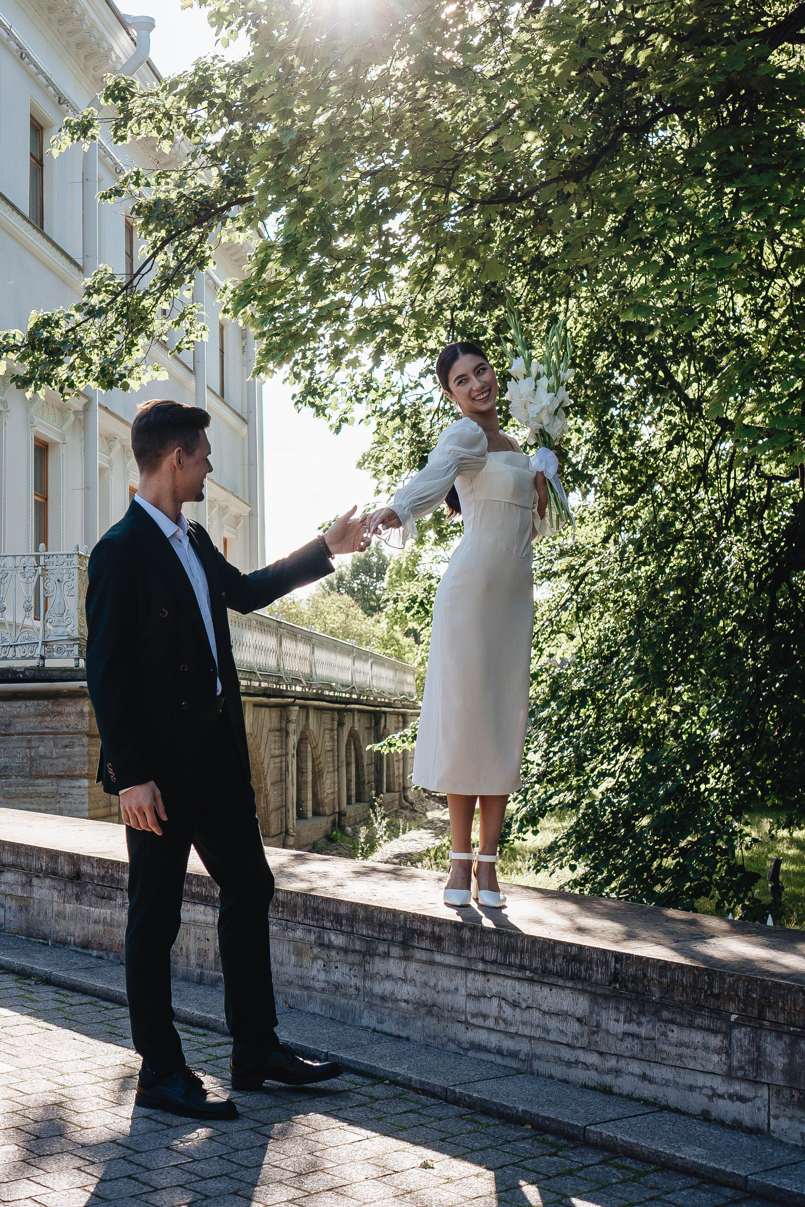 СВАДЕБНАЯ СЬЕМКА НА РАССВЕТЕ НА ЕЛАГИНОМ ОСТОРОВЕ. Профессиональный фотограф, Санкт-Петербург — Виктория Богомолова