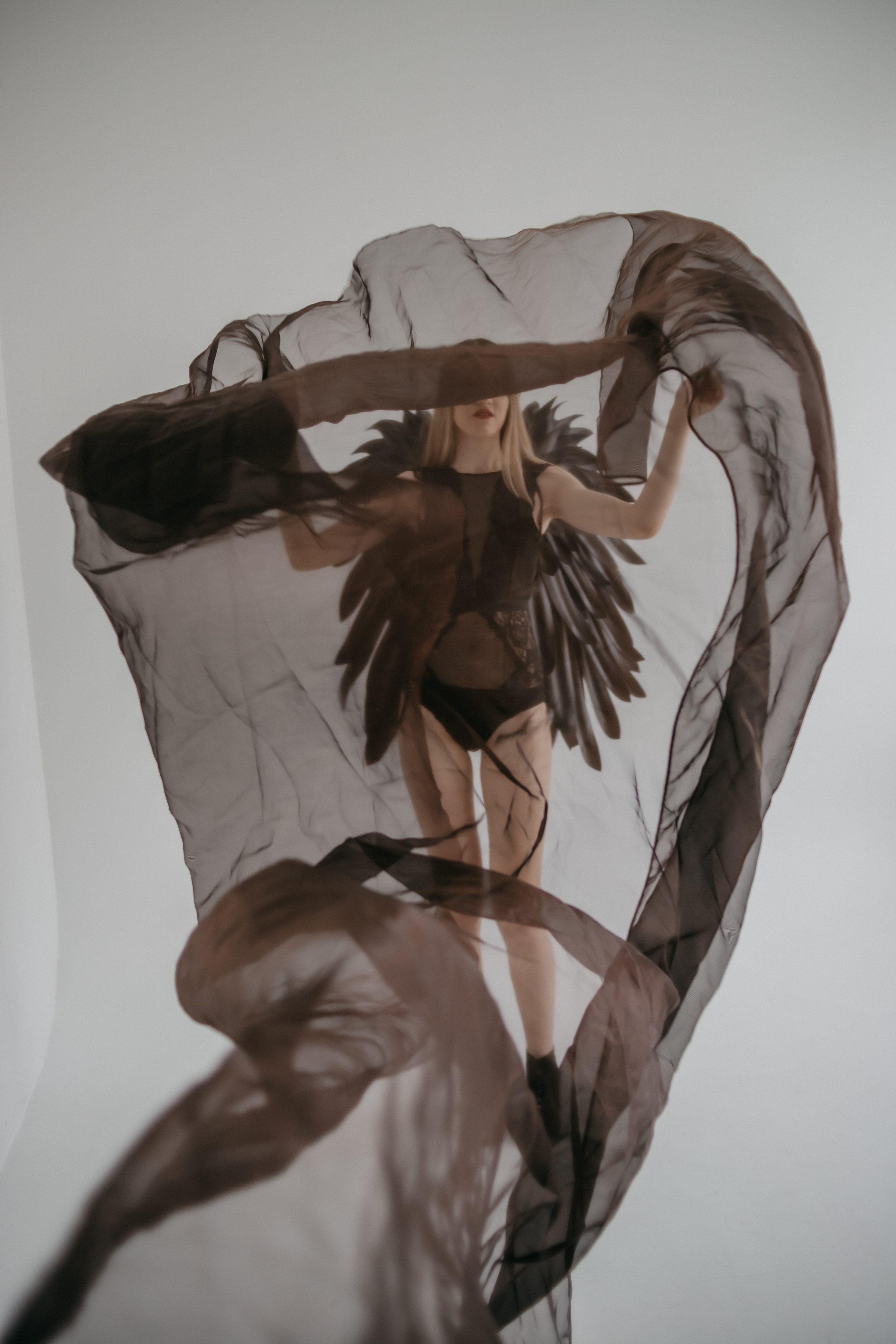 Татьяна. Черный ангел. Фотограф Регина Крикунова г. Красноярск