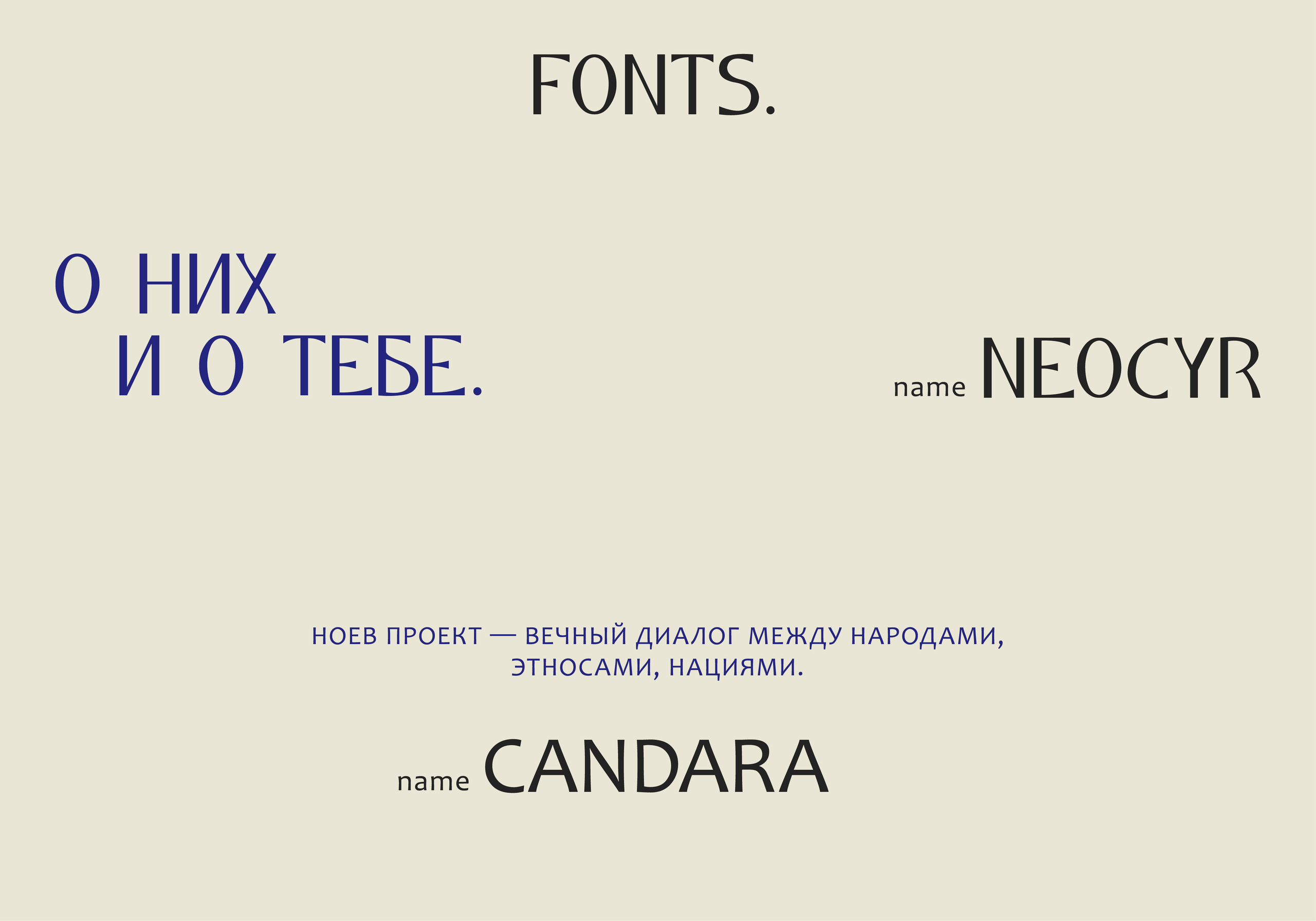 Типографика / фирменные шрифты