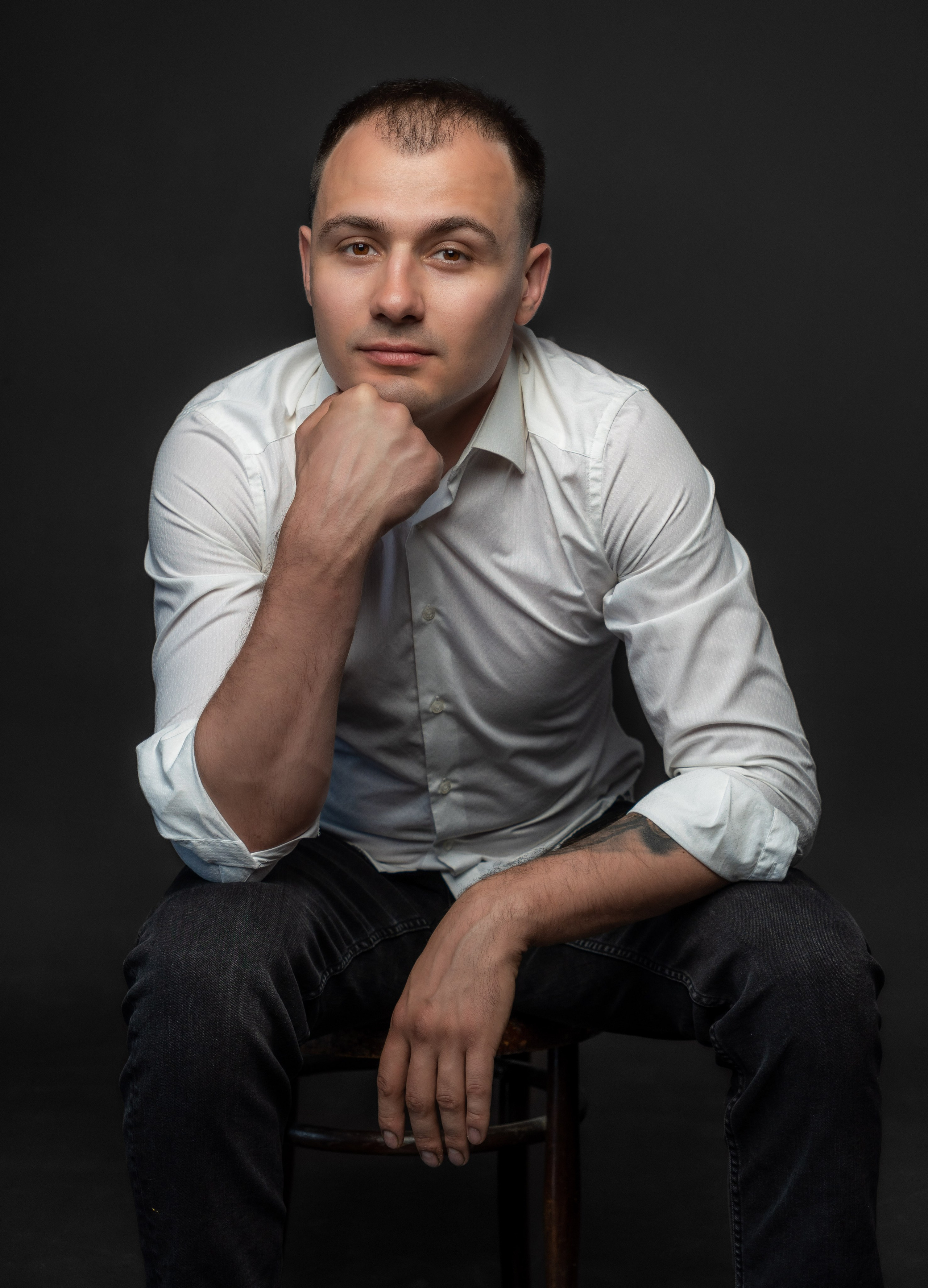 Мужской портрет. Фотограф и оператор Илья Гунбин