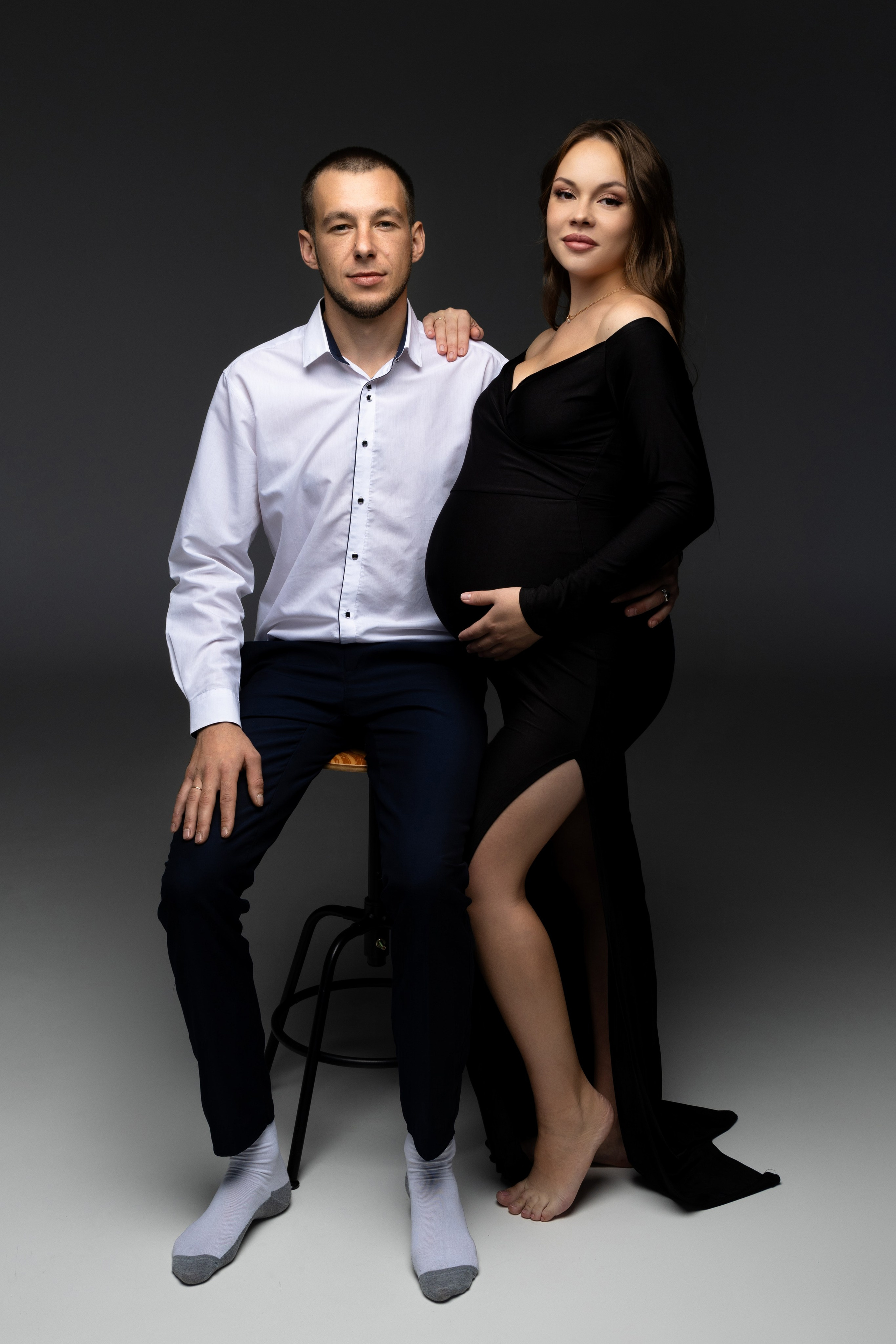 Фотосессия беременности с мужем Красноярск 