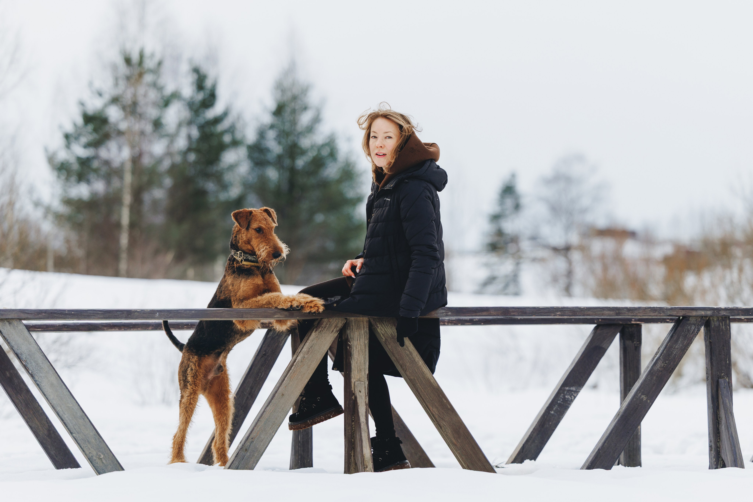 Оля и Хард. Фотограф анималист Осипчикова Мария
