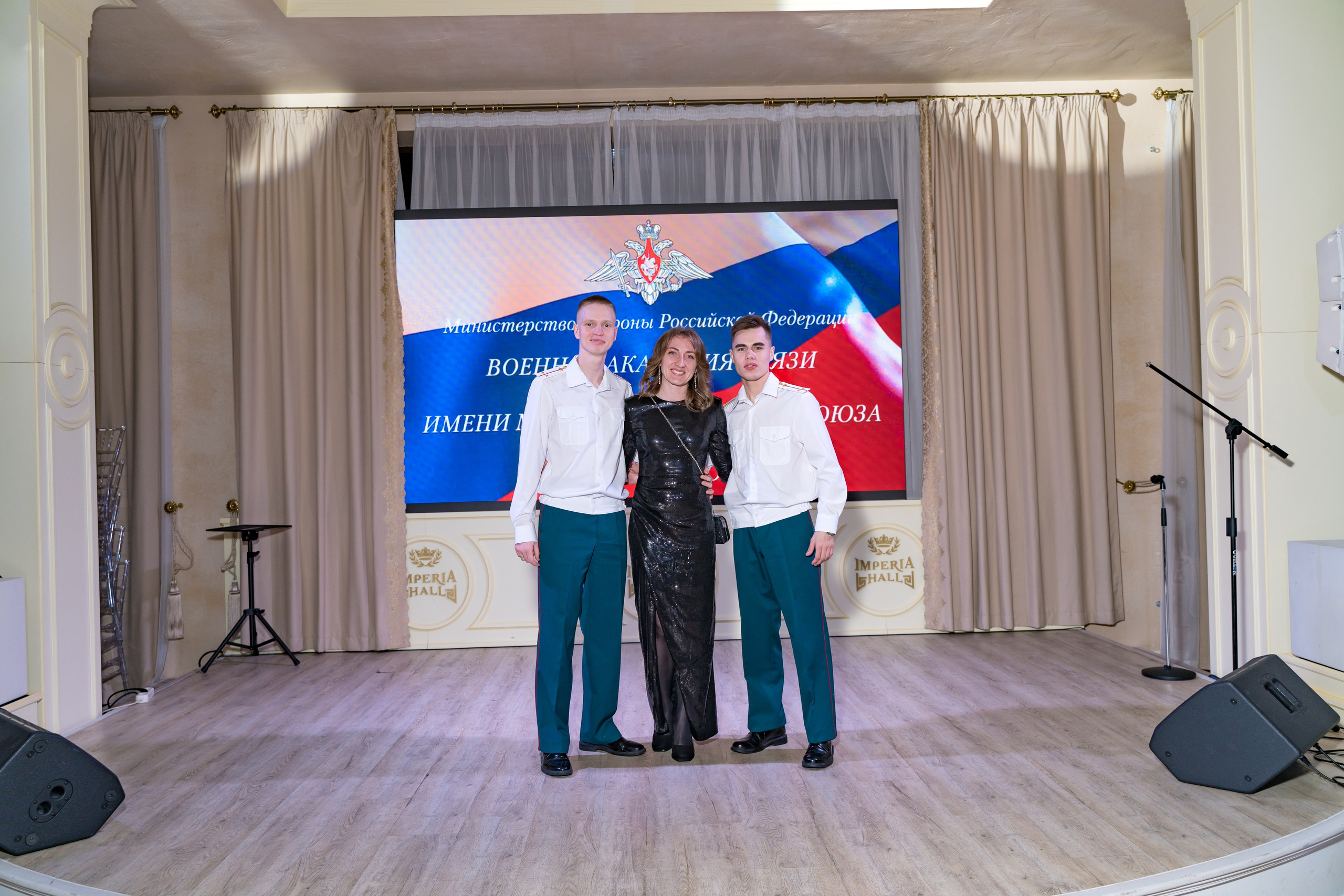 Фотосъемка выпуска военной академии и вручение дипломов