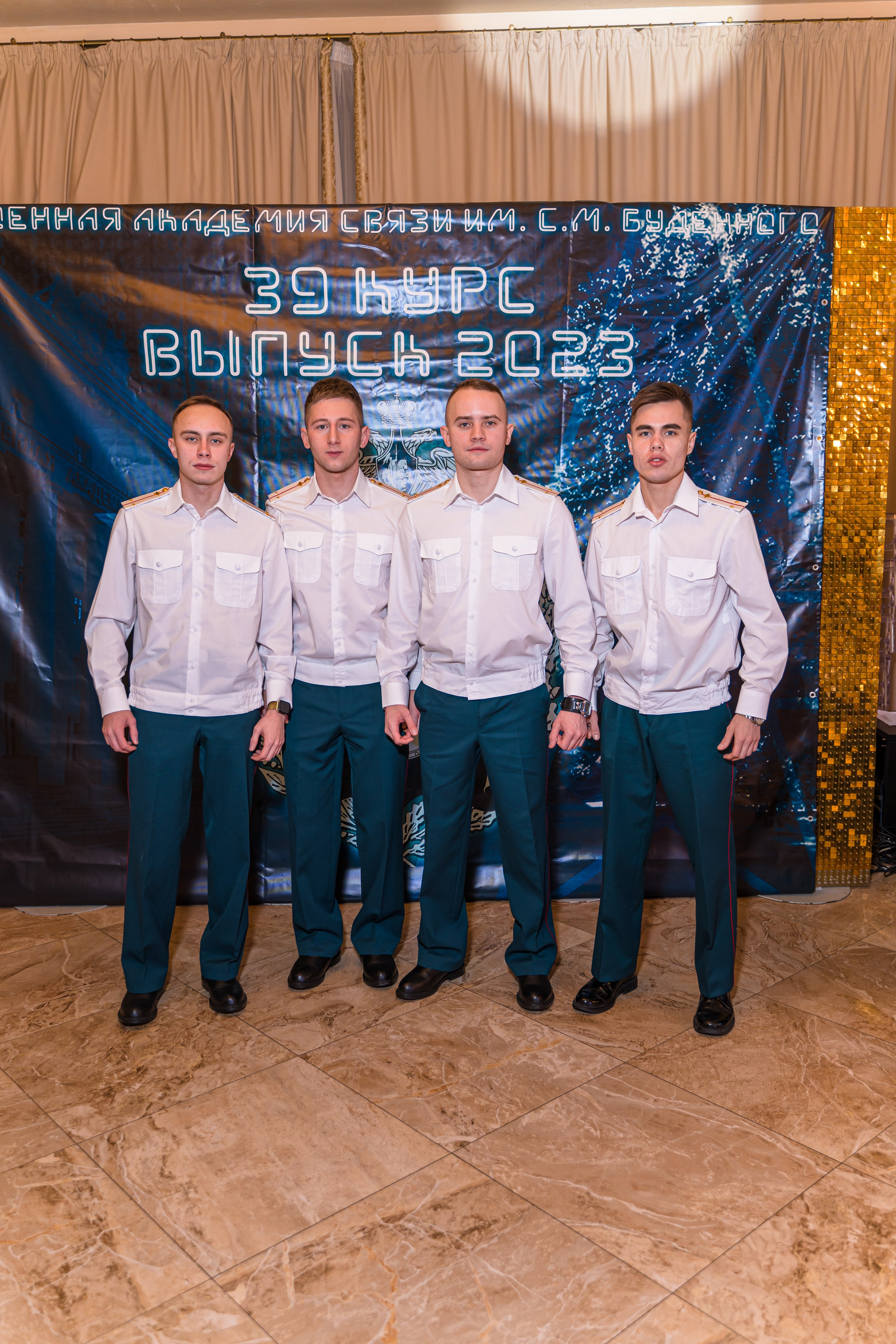 Фотосъемка выпуска военной академии и вручение дипломов