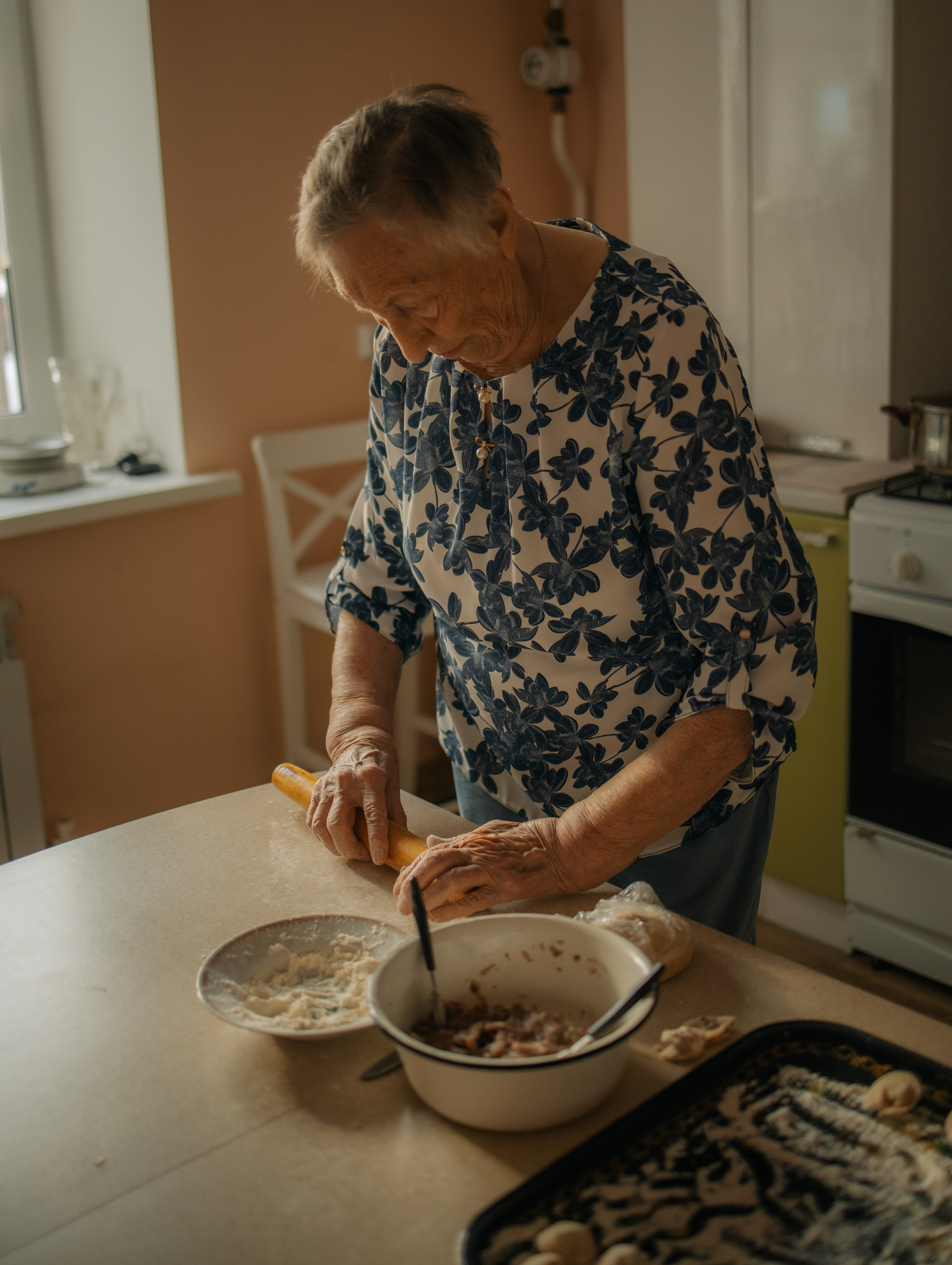 Традиционные пельмени у прабубушки. Фотограф Углич и Ярославль Ольга Тятюшкина