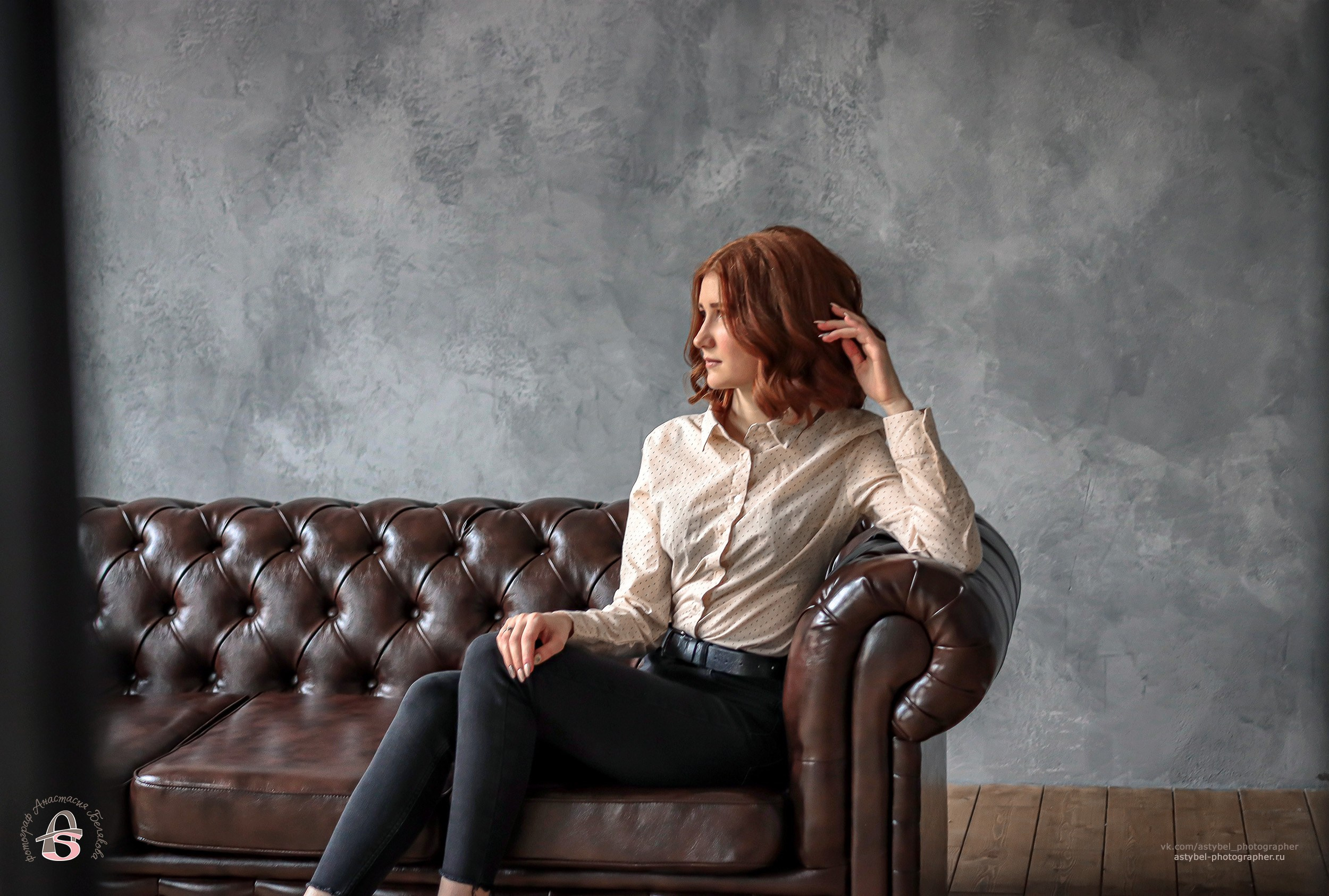 Фотосессия Марины в фотостудии «Юпитер» СПб, зал Лофт. Фотограф Анастасия Белякова в Санкт-Петербурге и Гатчине