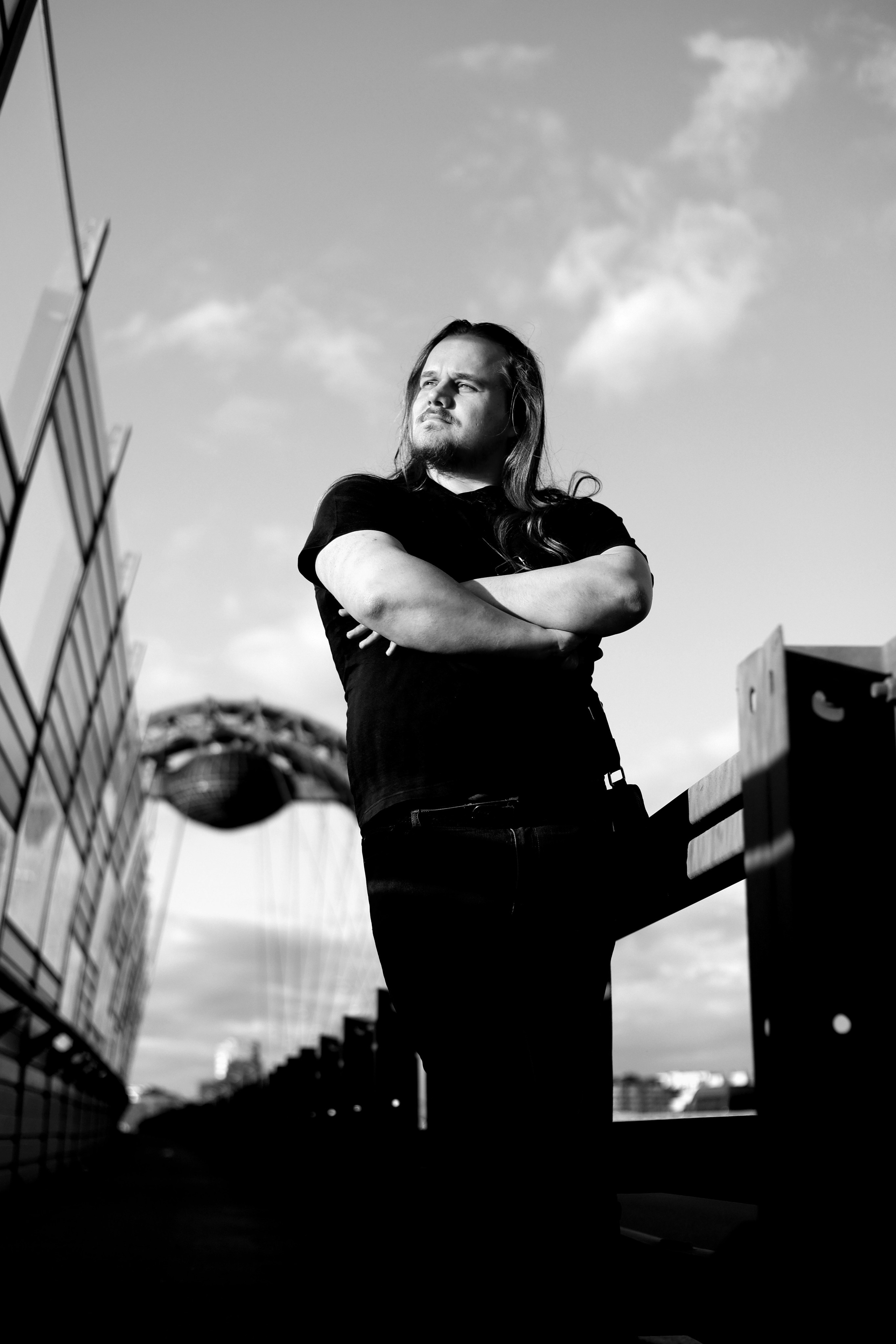 Сергей на Живописном мосту. Видеограф и фотограф Надежда Корнейчик