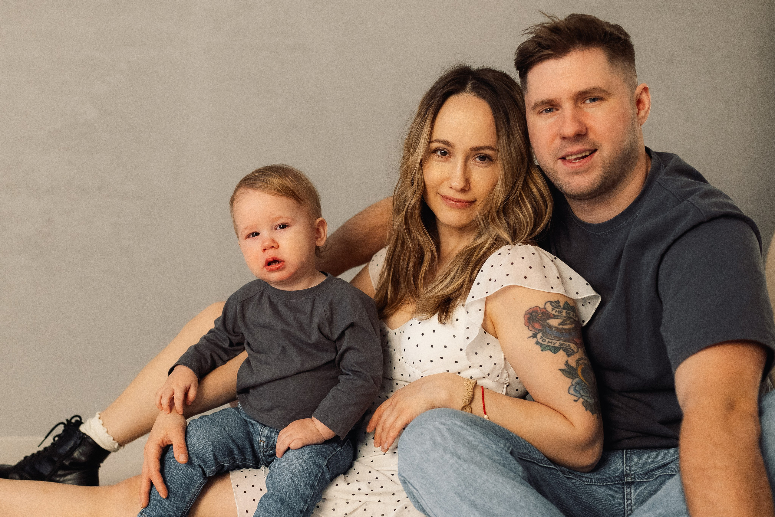 Годовасие с мамой и папой. Семейный и детский фотограф в Щелково Алена Дробот