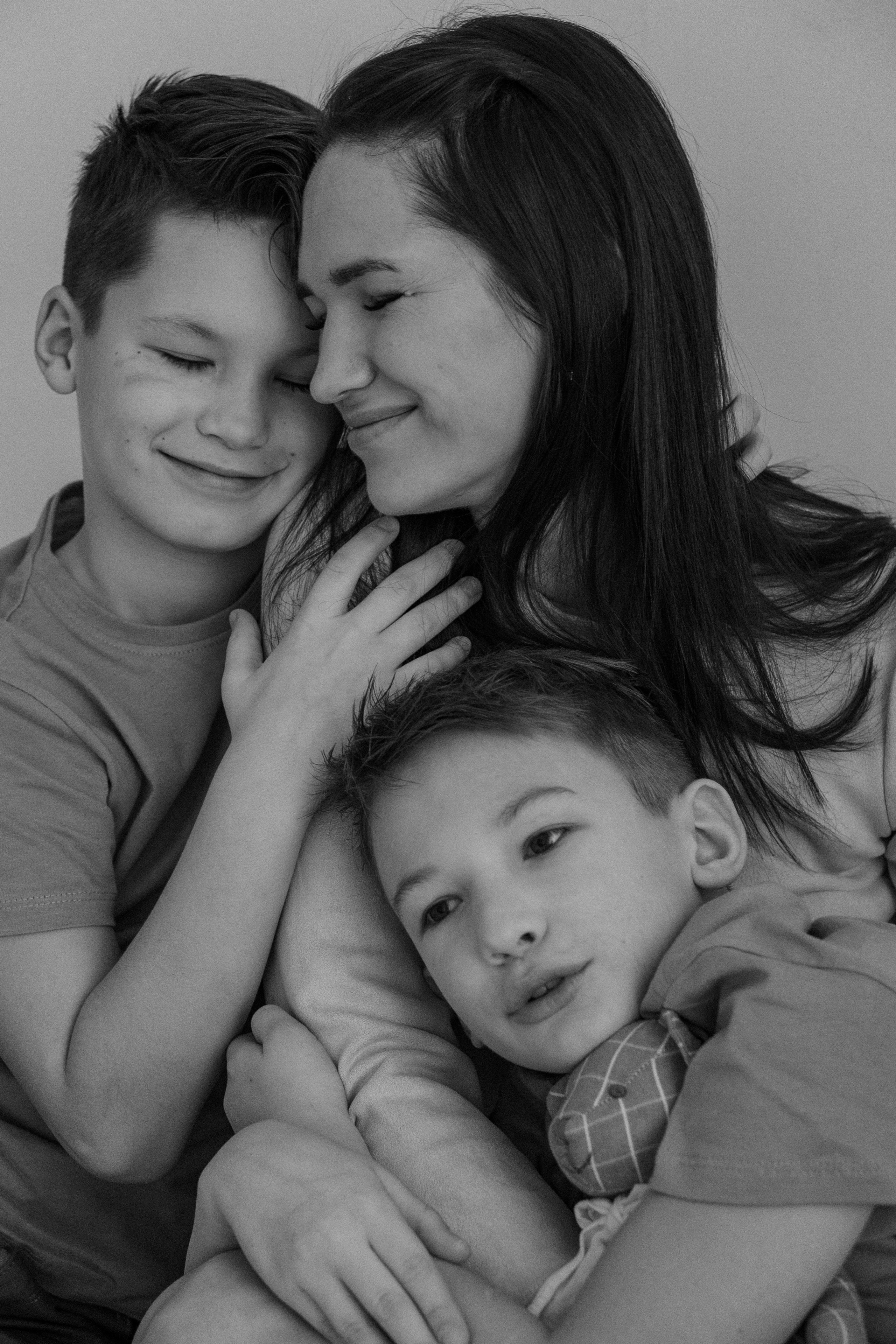 Семья Н. в фотостудии. Фотограф Ольга Игорева