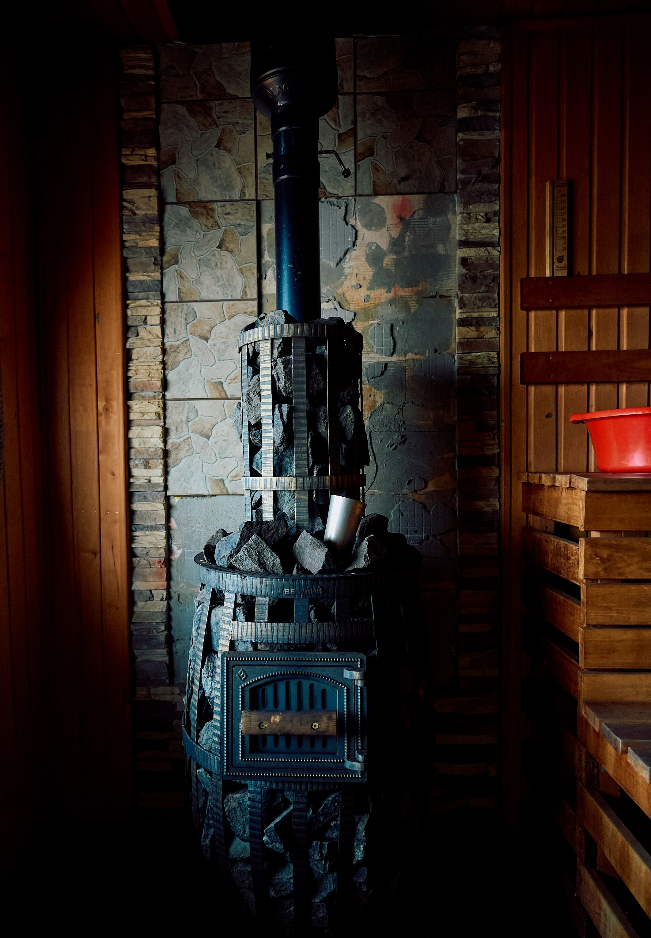 парилка базы отдыха Берег Ладоги